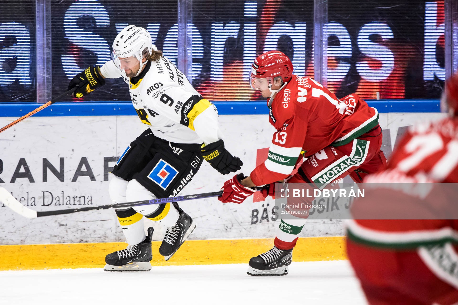 Västeråss Mikael Frycklund och Moras Fabian Ilestedt