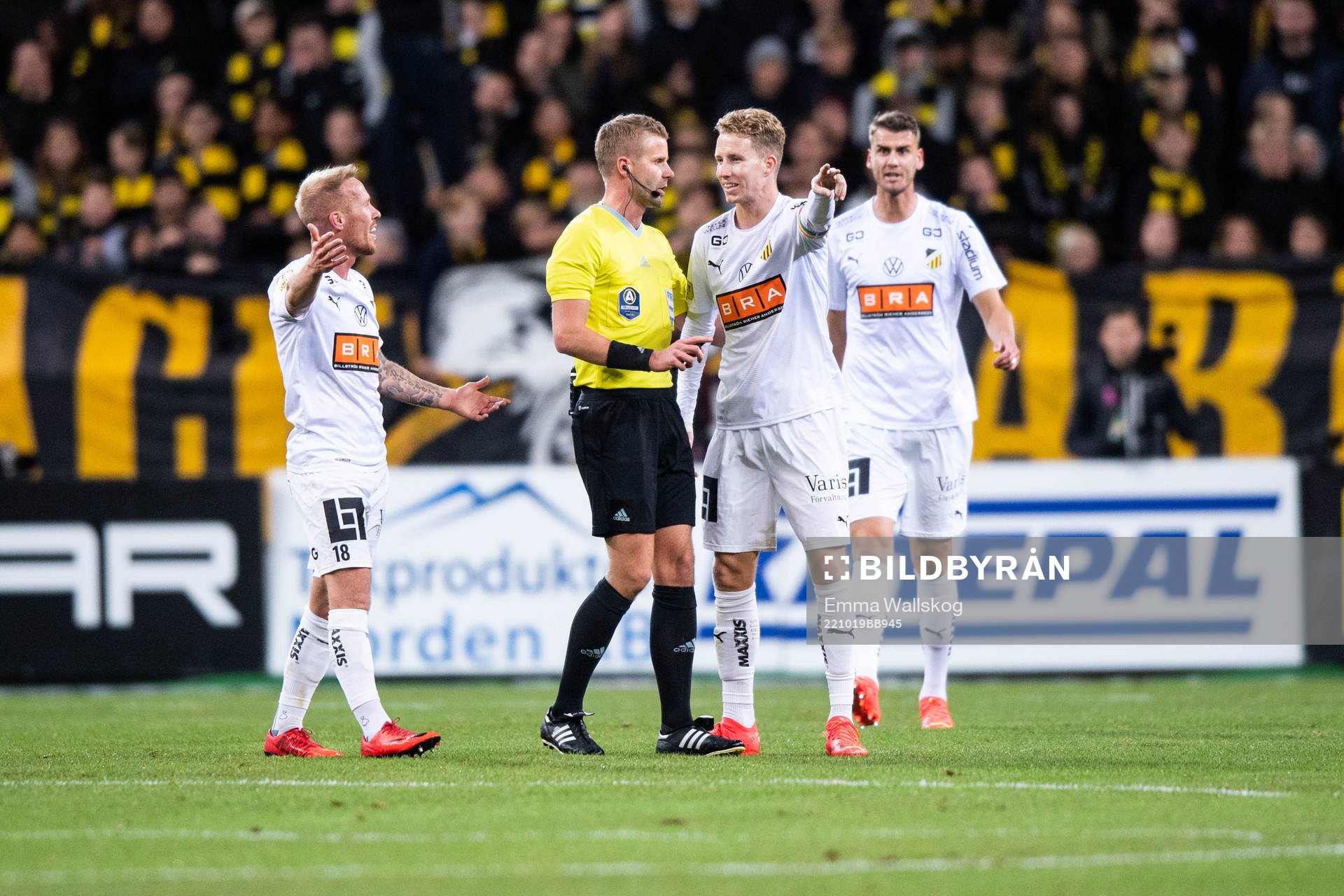 Häckens Mikkel Rygaard Jensen, Samuel Gustafson och Johan