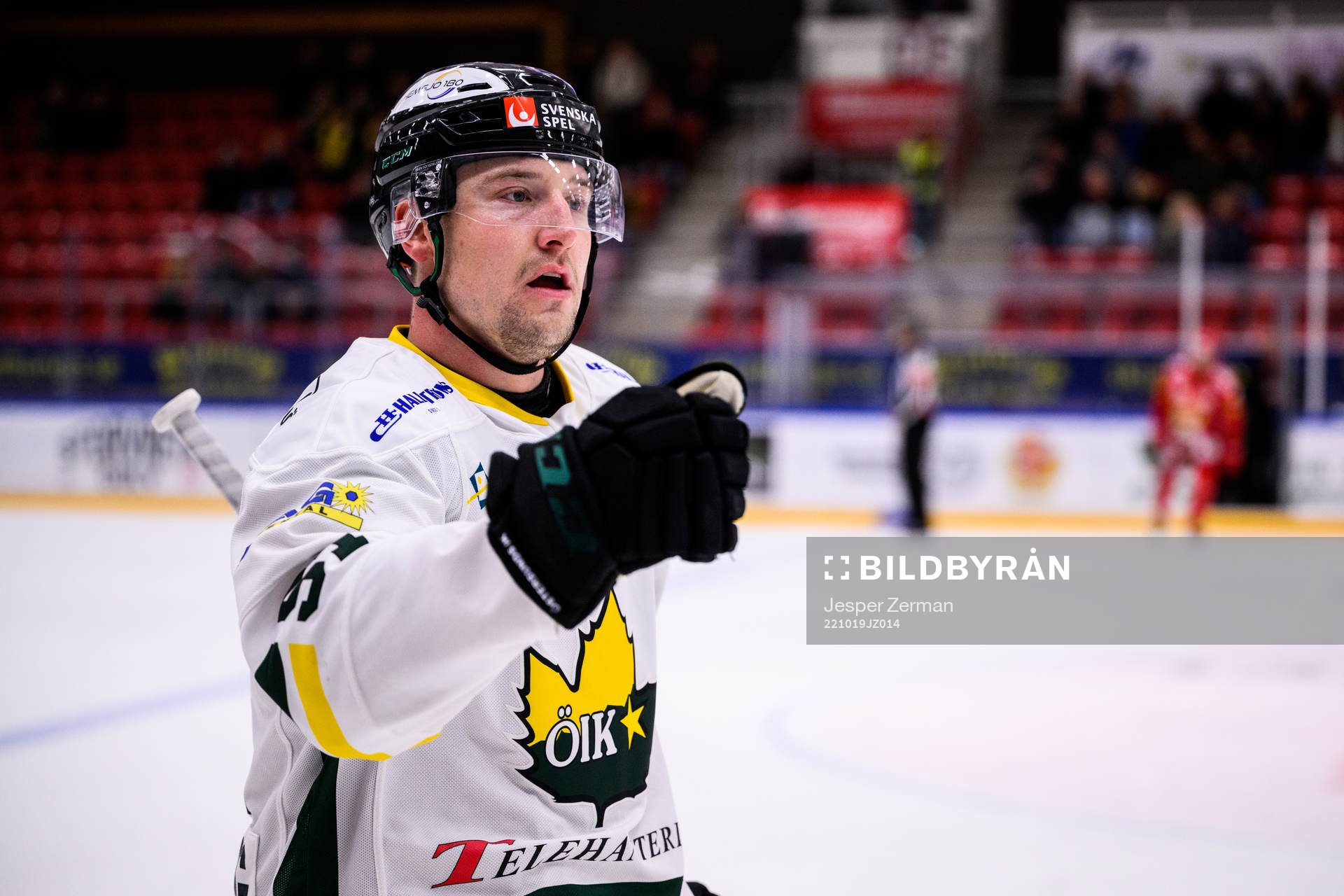 Östersunds Alexander Anderberg jublar