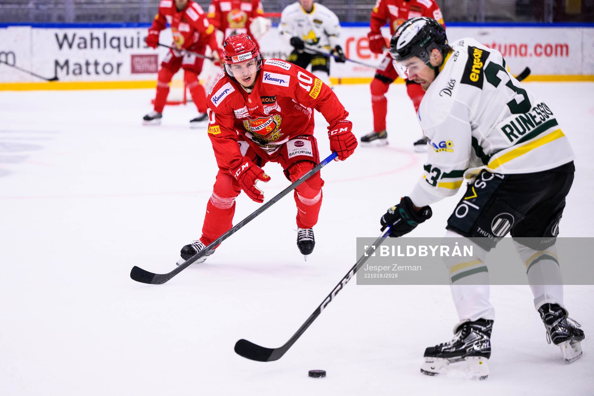 Almtunas Oliver Kandergård och Östersunds Albin Runesson