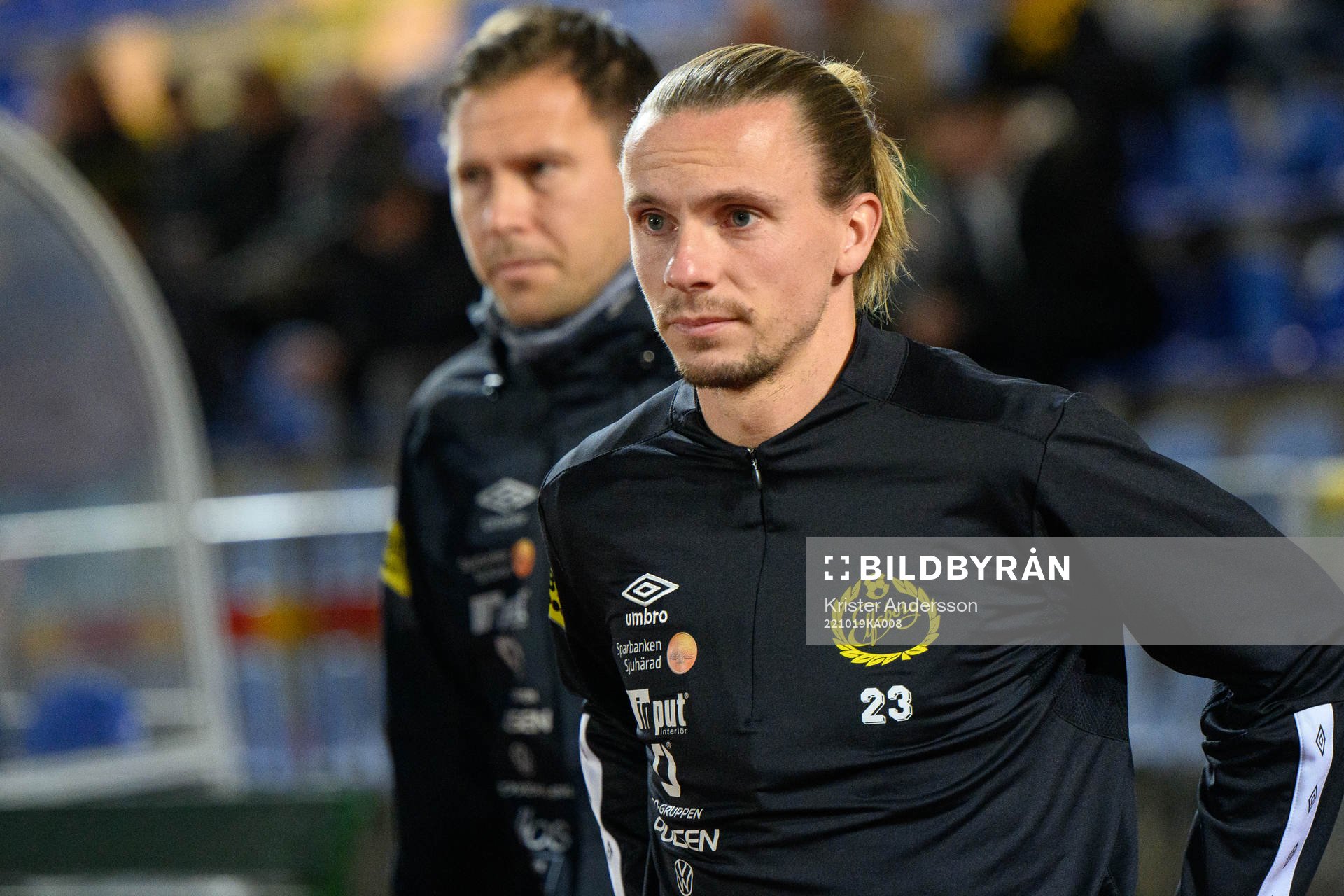 Elfsborgs Niklas Hult före fotbollsmatchen i Allsvenskan