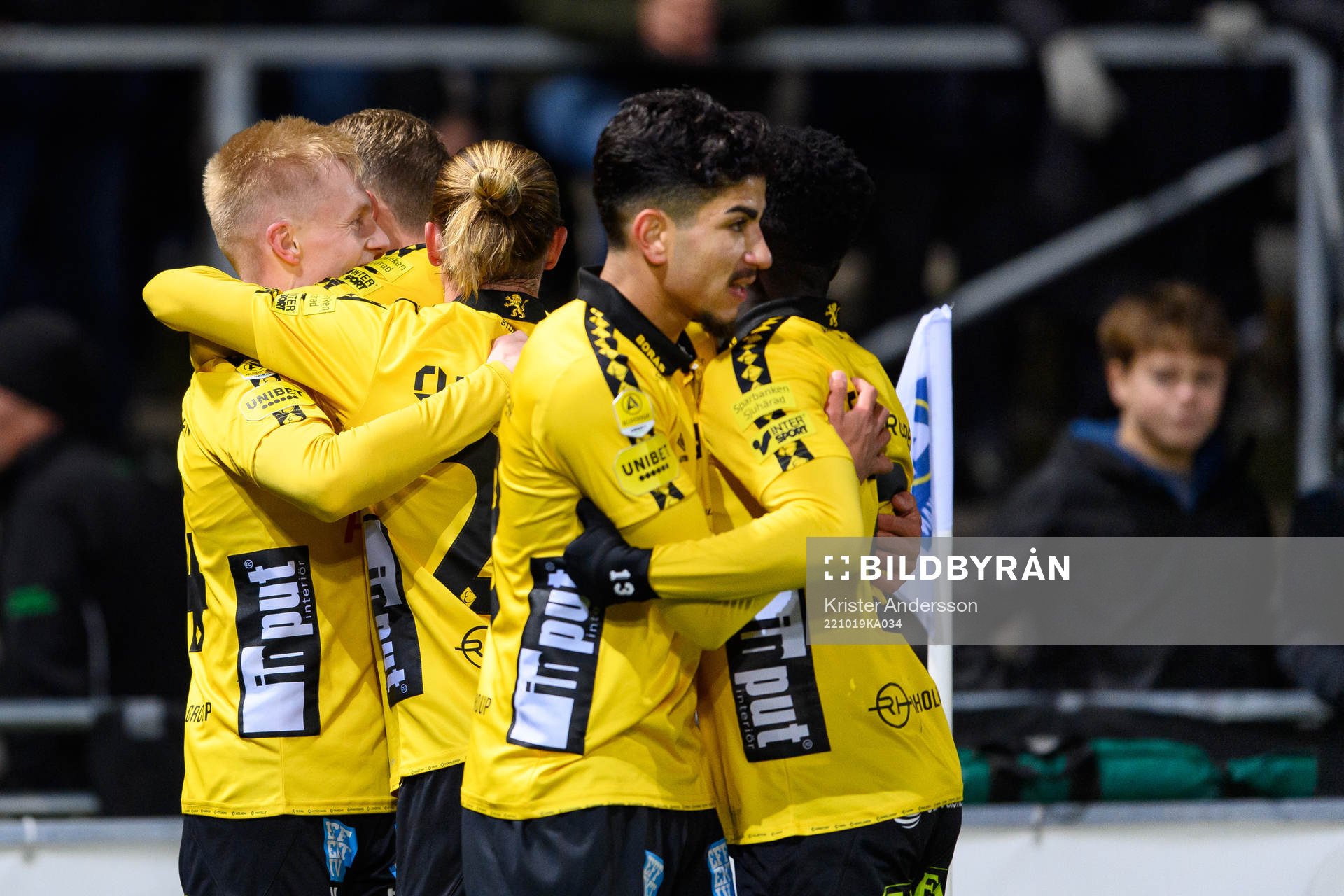 Elfsborgs spelare jublar