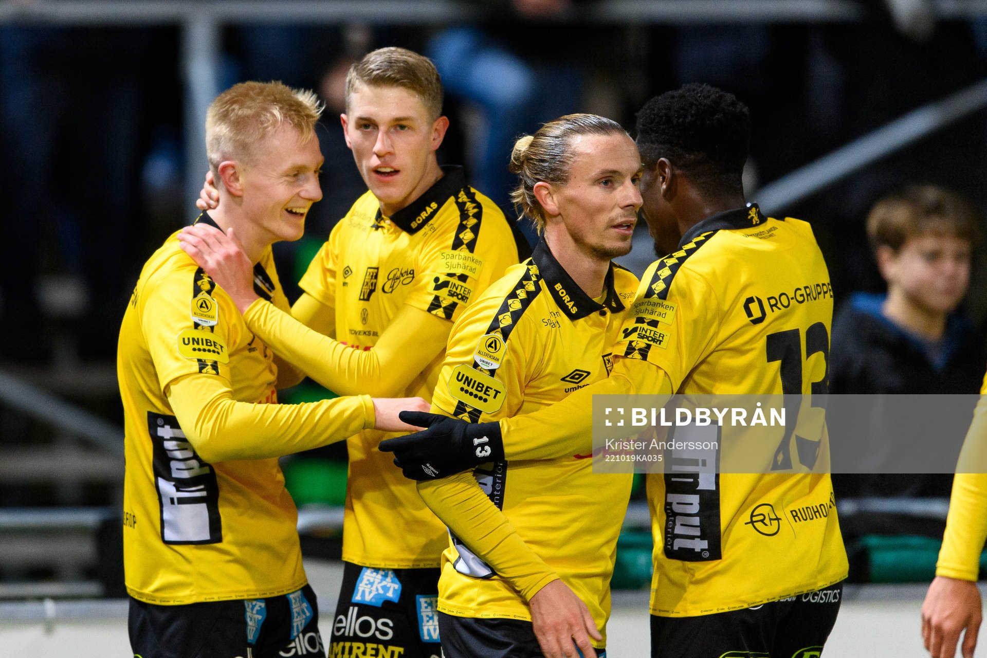 Elfsborgs spelare jublar
