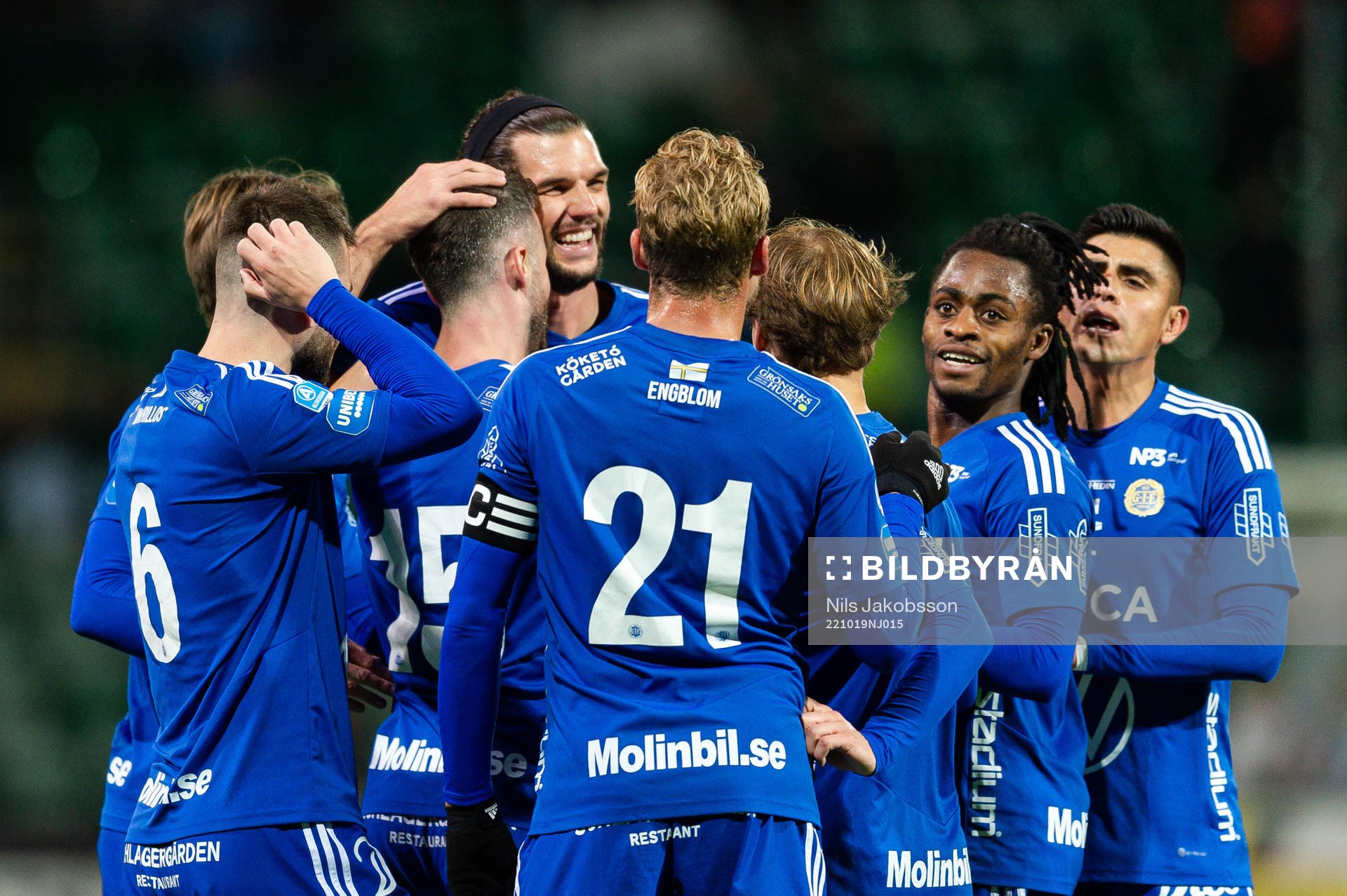 GIF Sundsvalls Forrest Lasso och Robert Lundström jublar