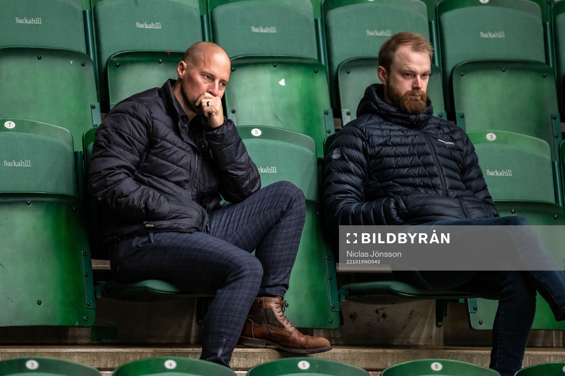 Sportchef Chris Abbott och Peter Ekholm