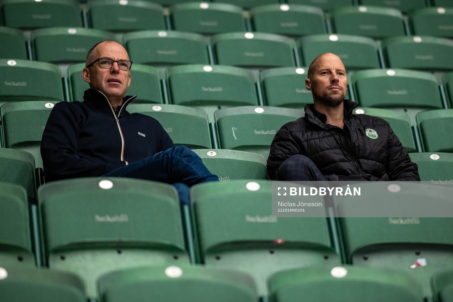 Rögles klubbdirektör Daniel Koch och Sportchef Chris