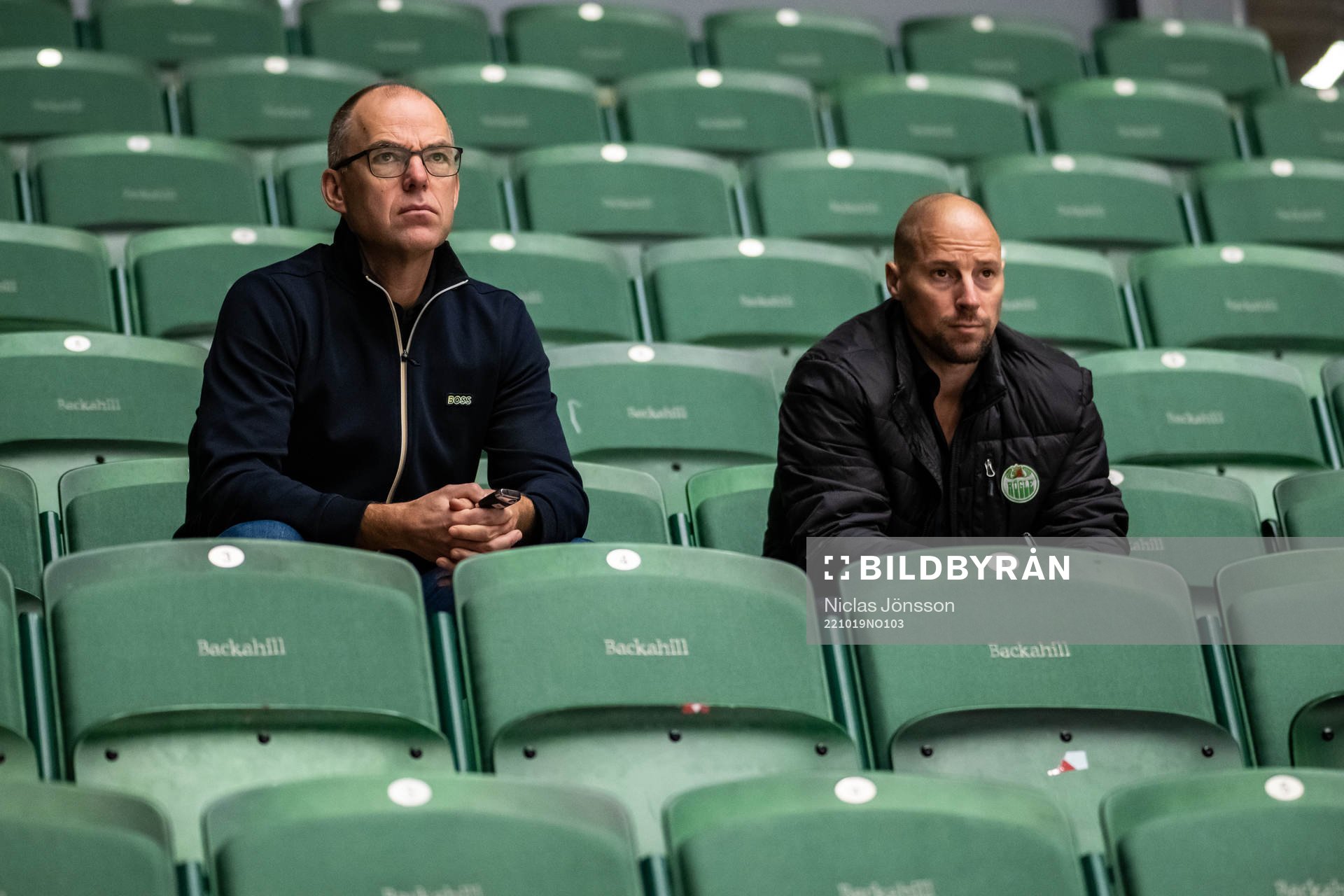 Rögles klubbdirektör Daniel Koch och Sportchef Chris