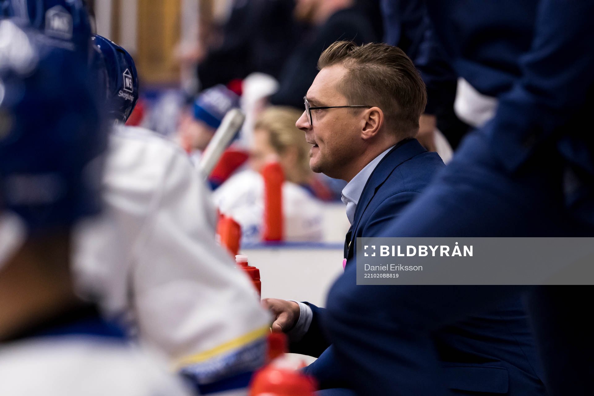 Leksands tränare Björn Hellkvist