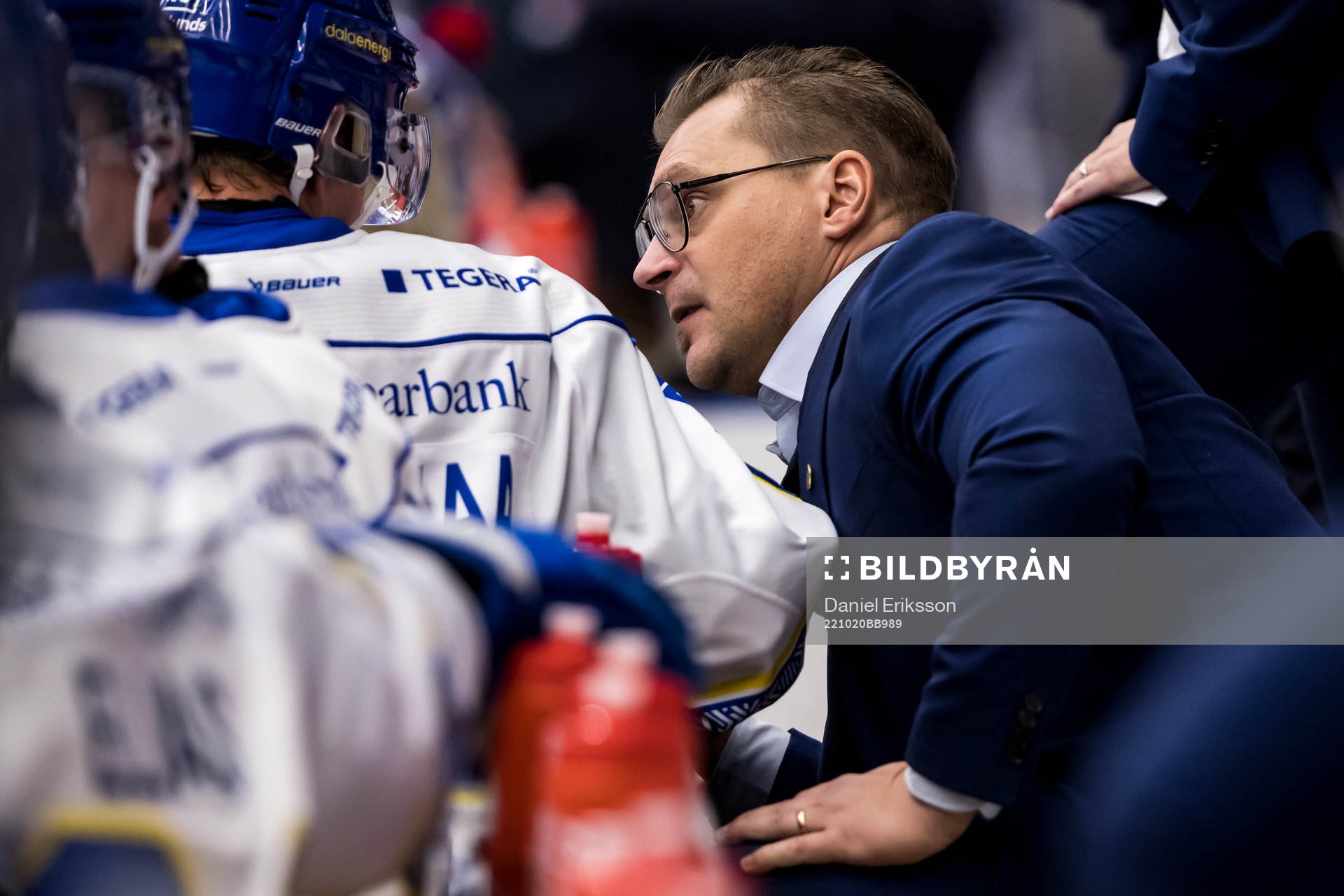 Leksands tränare Björn Hellkvist