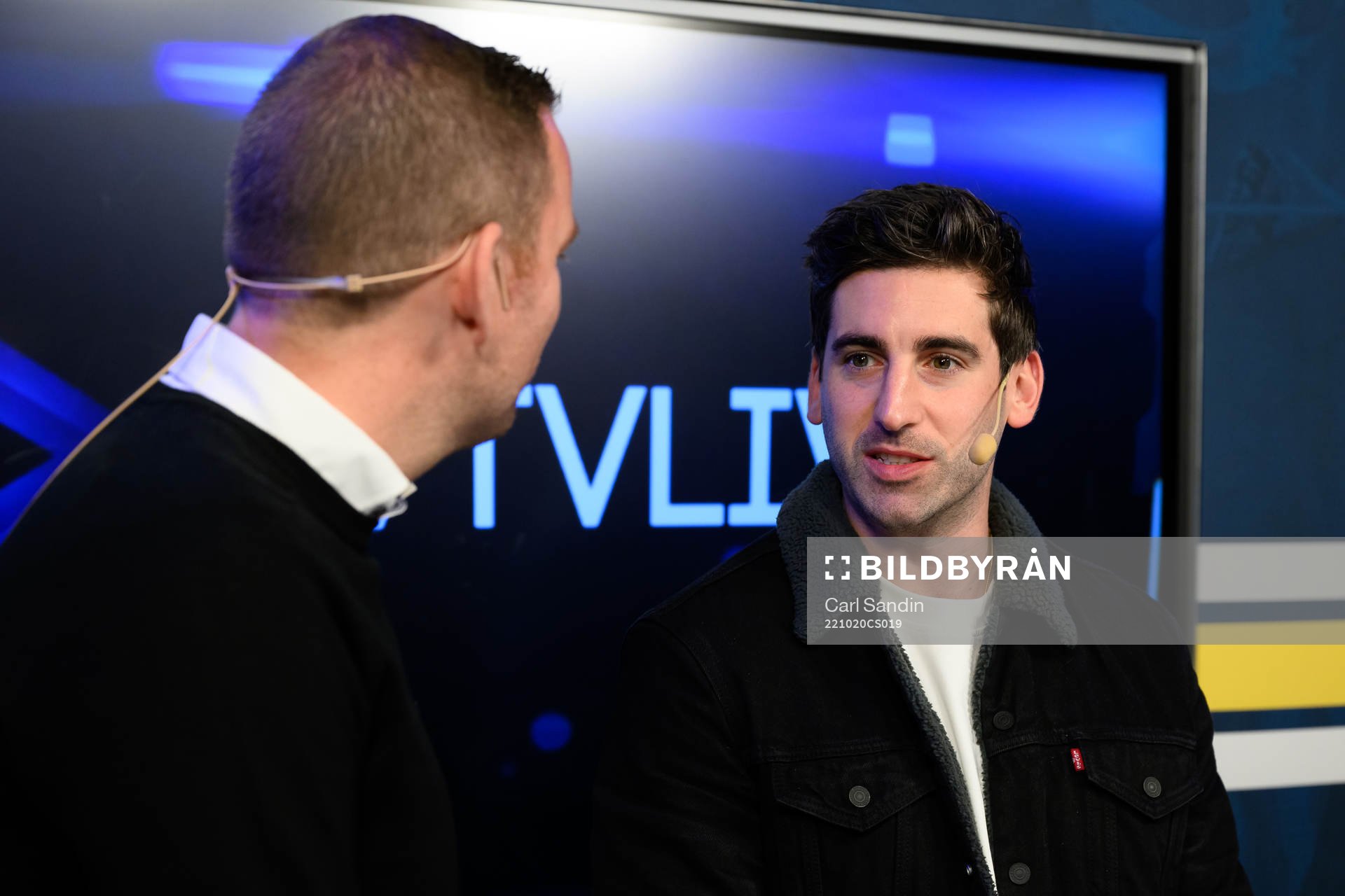 Joey LaLeggia i HV71s livestudio
