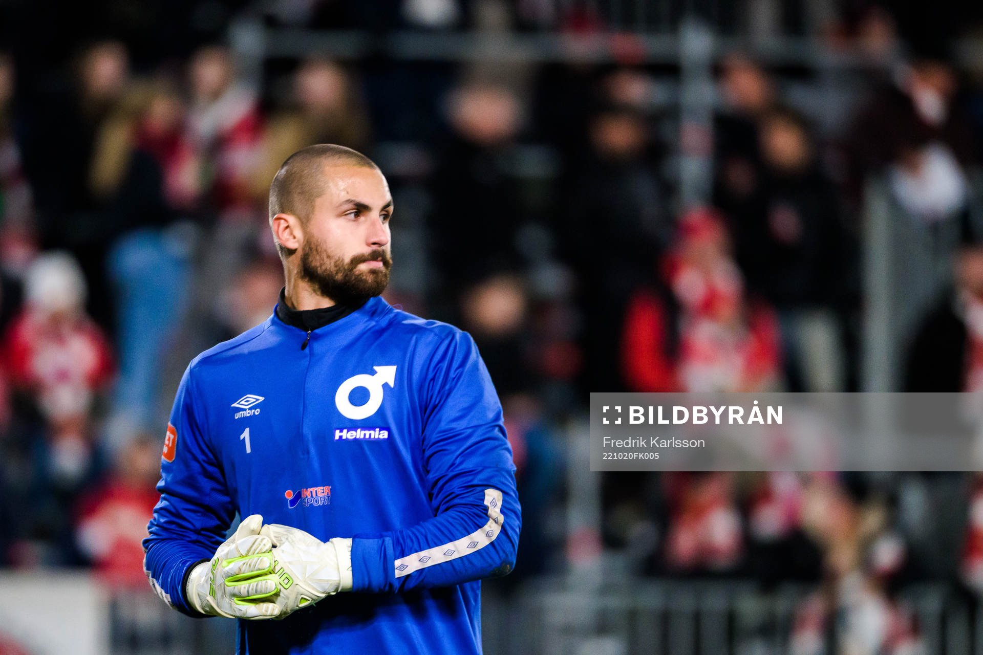 Degerfors målvakt Alfie Malik Whiteman