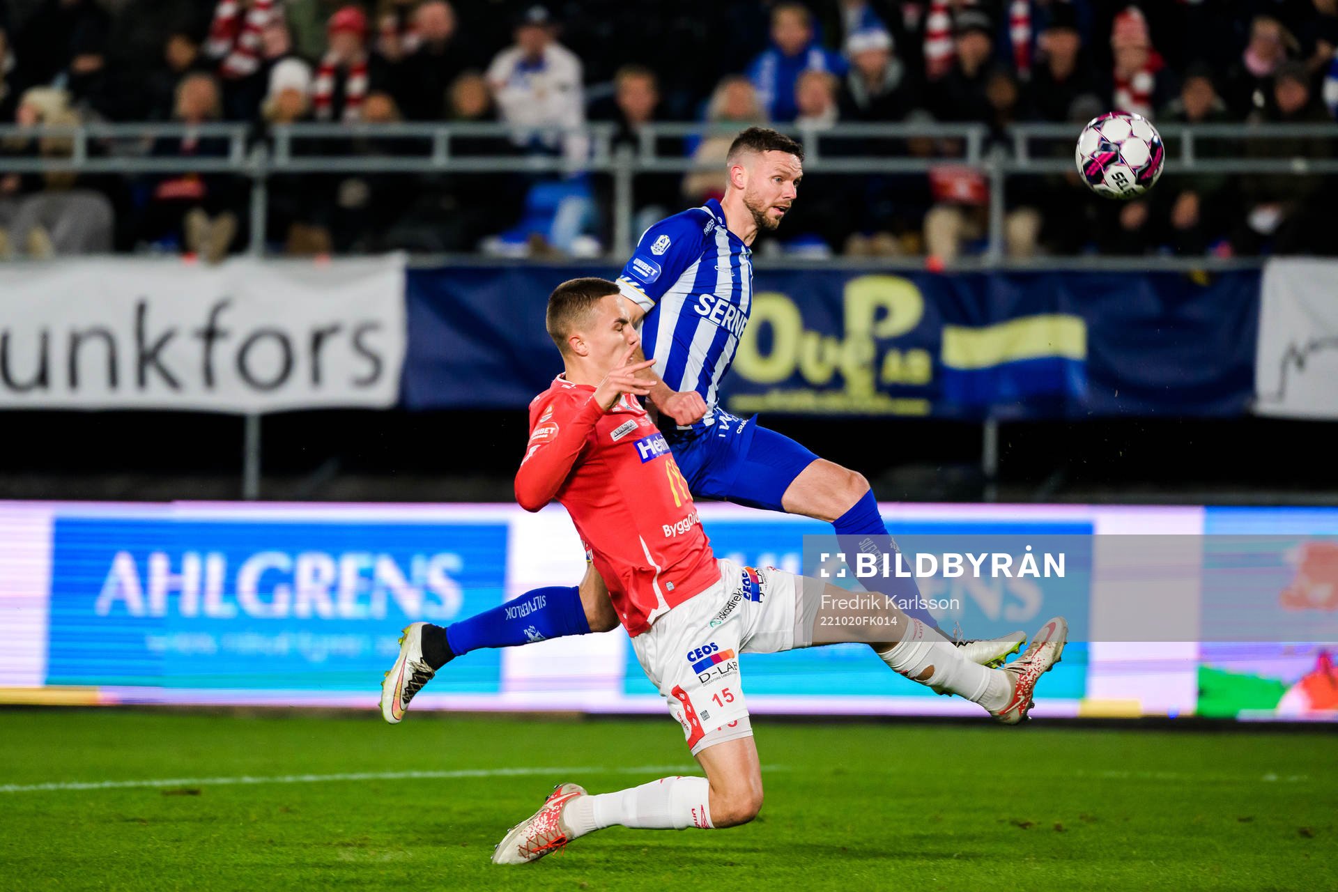 Degerfors Gustaf Lagerbielke och IFK Göteborgs Marcus Berg