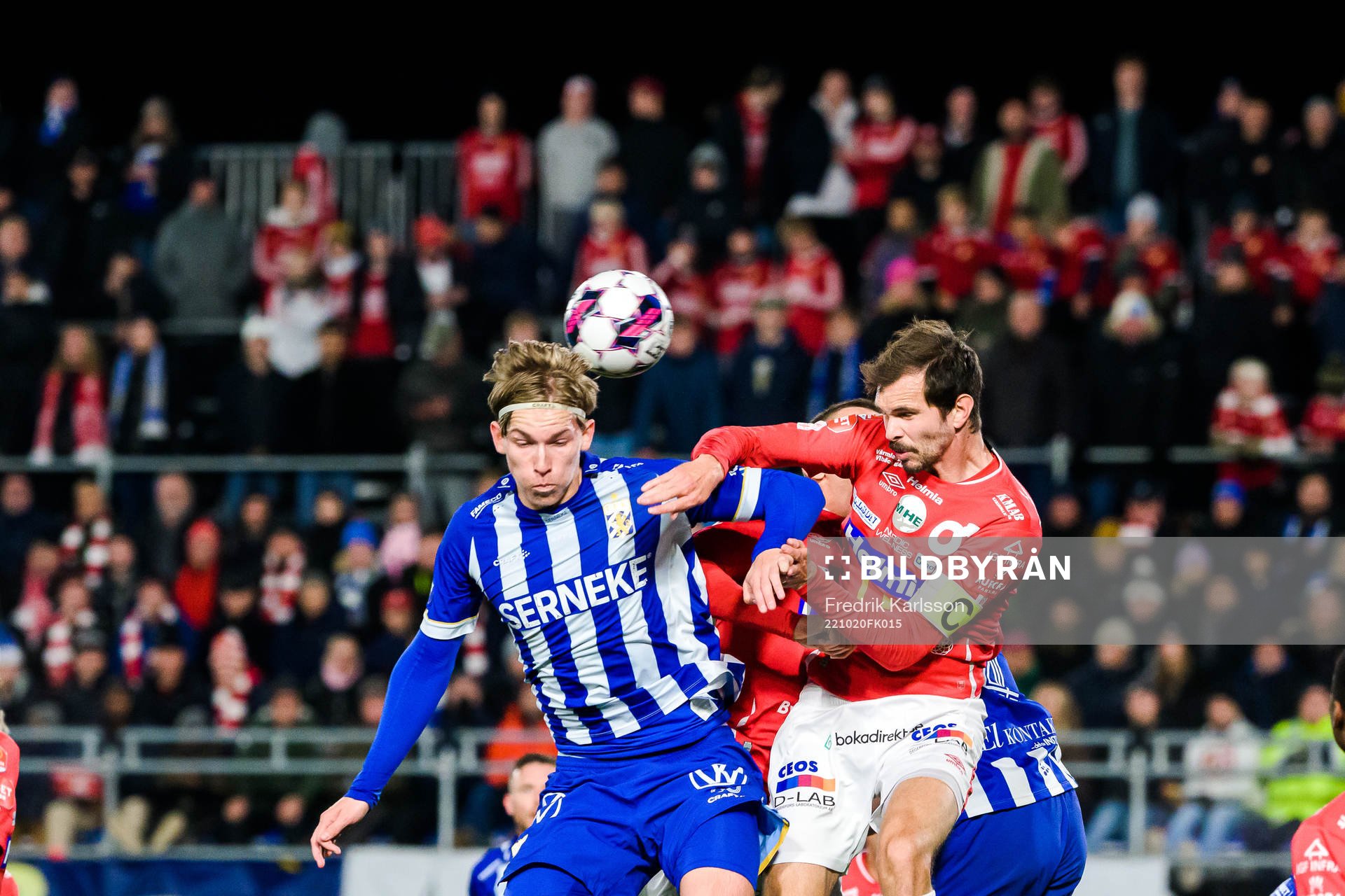 IFK Göteborgs Johan Bångsbo och Degerfors Sebastian