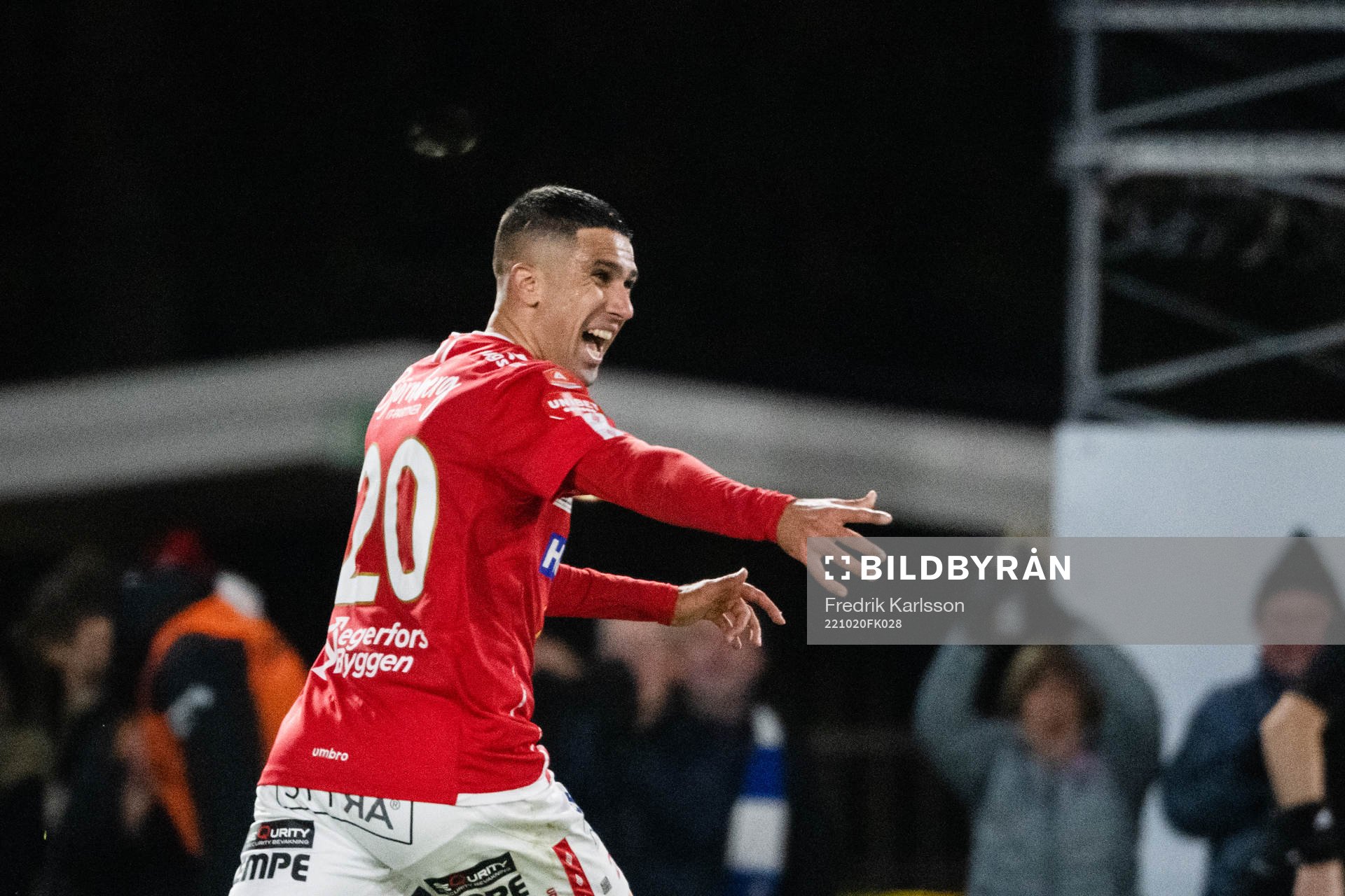 Degerfors Elyas Bouzaiene jublar