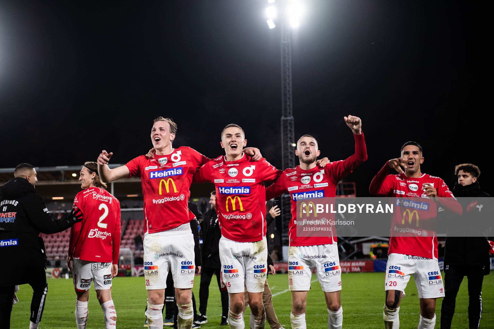 Degerfors Adam Carlen, Gustaf Lagerbielke och Christos