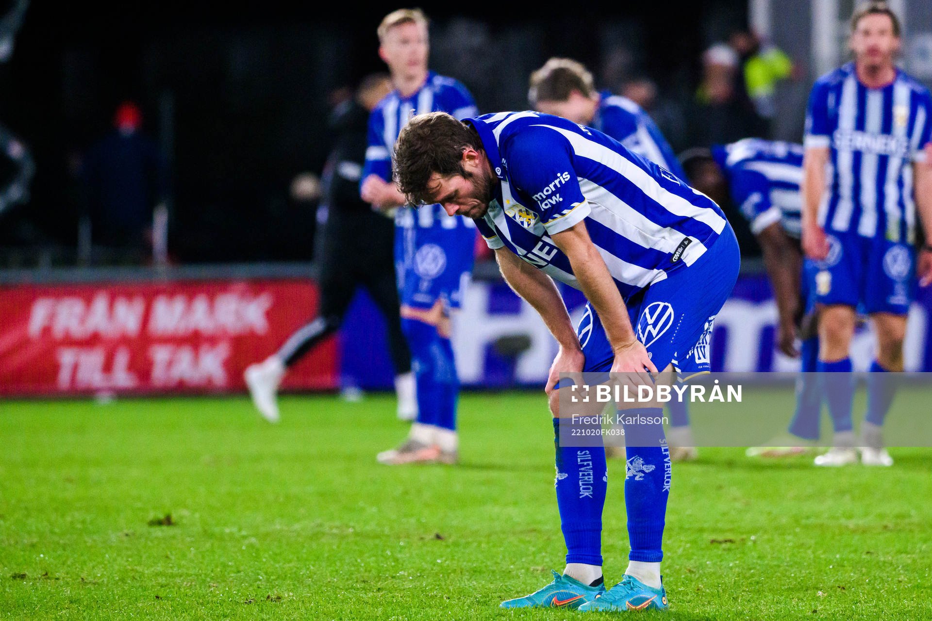 IFK Göteborgs Emil Salomonsson deppar