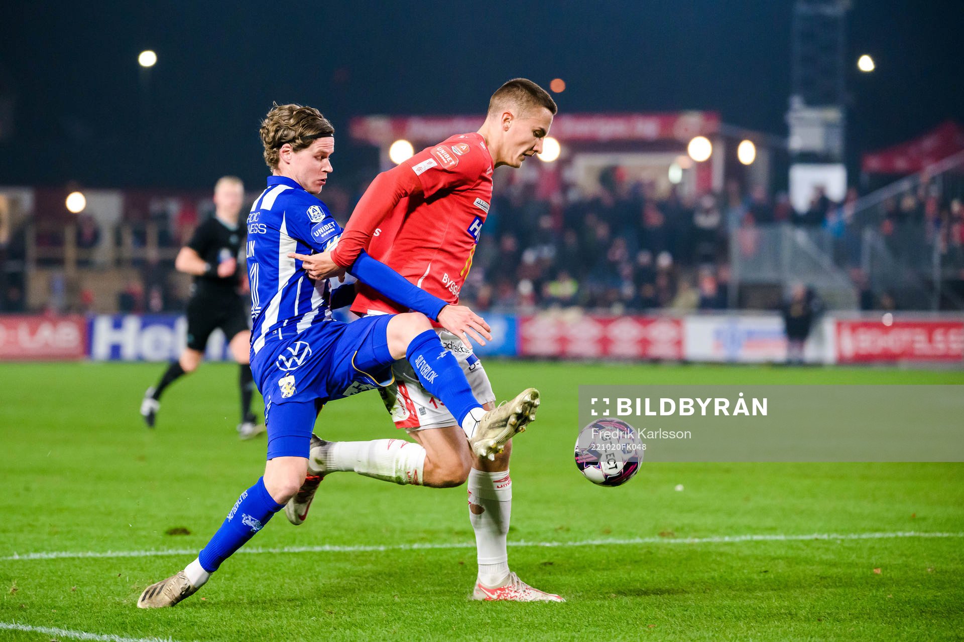 IFK Göteborgs Gustaf Norlin och Degerfors Gustaf