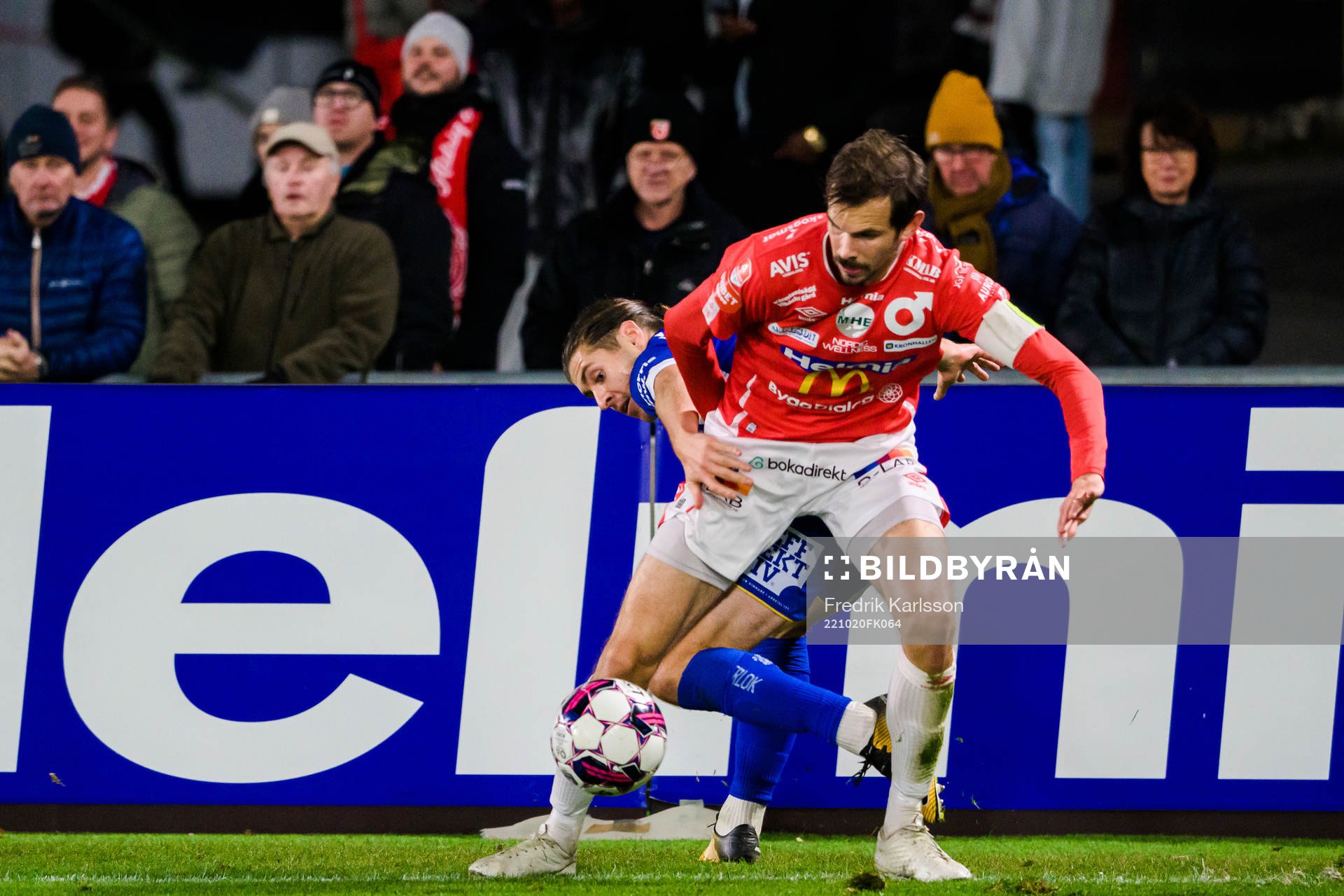 IFK Göteborgs Eman Markovic och Degerfors Sebastian Ohlsson