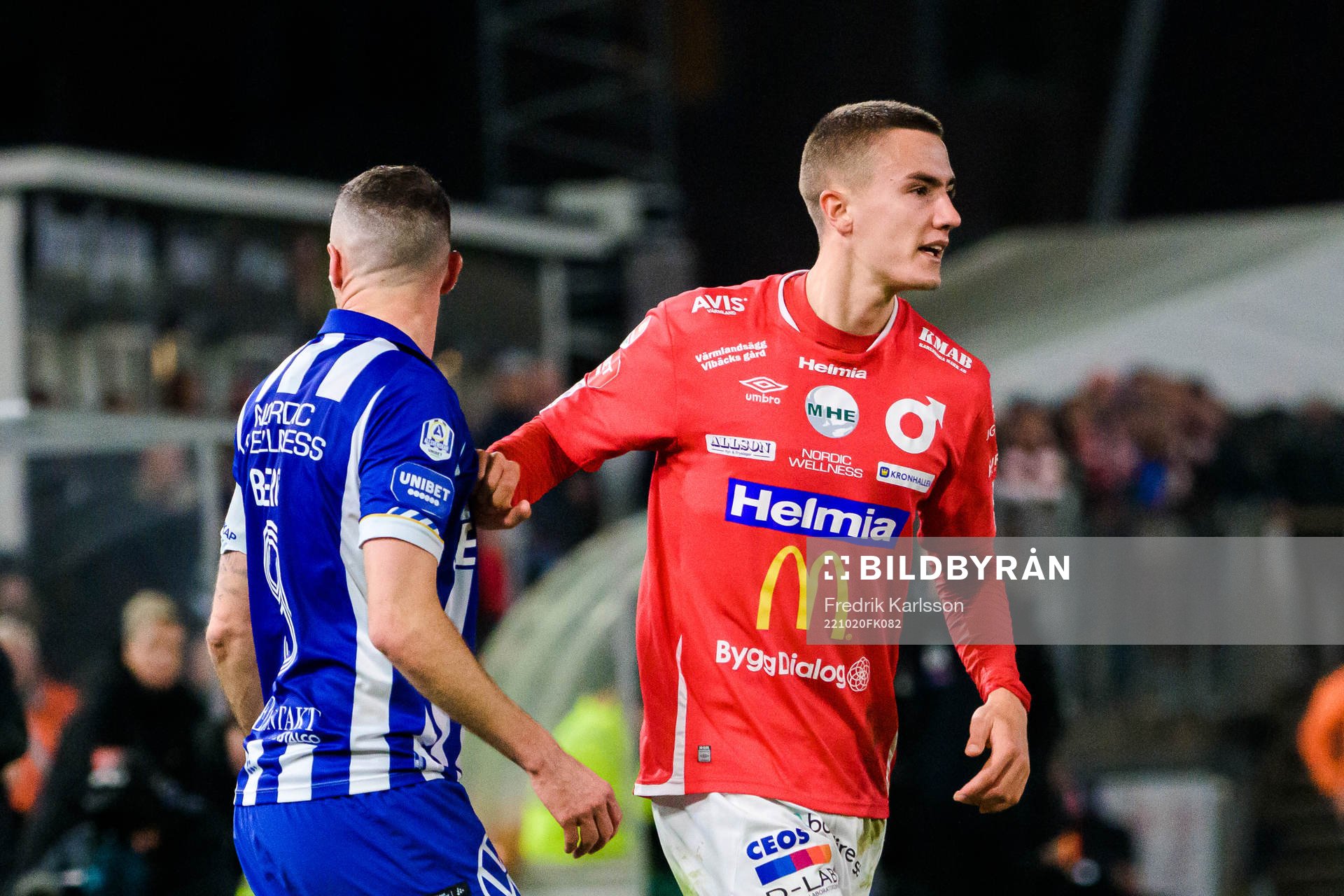 IFK Göteborgs Marcus Berg och Degerfors Gustaf Lagerbielke
