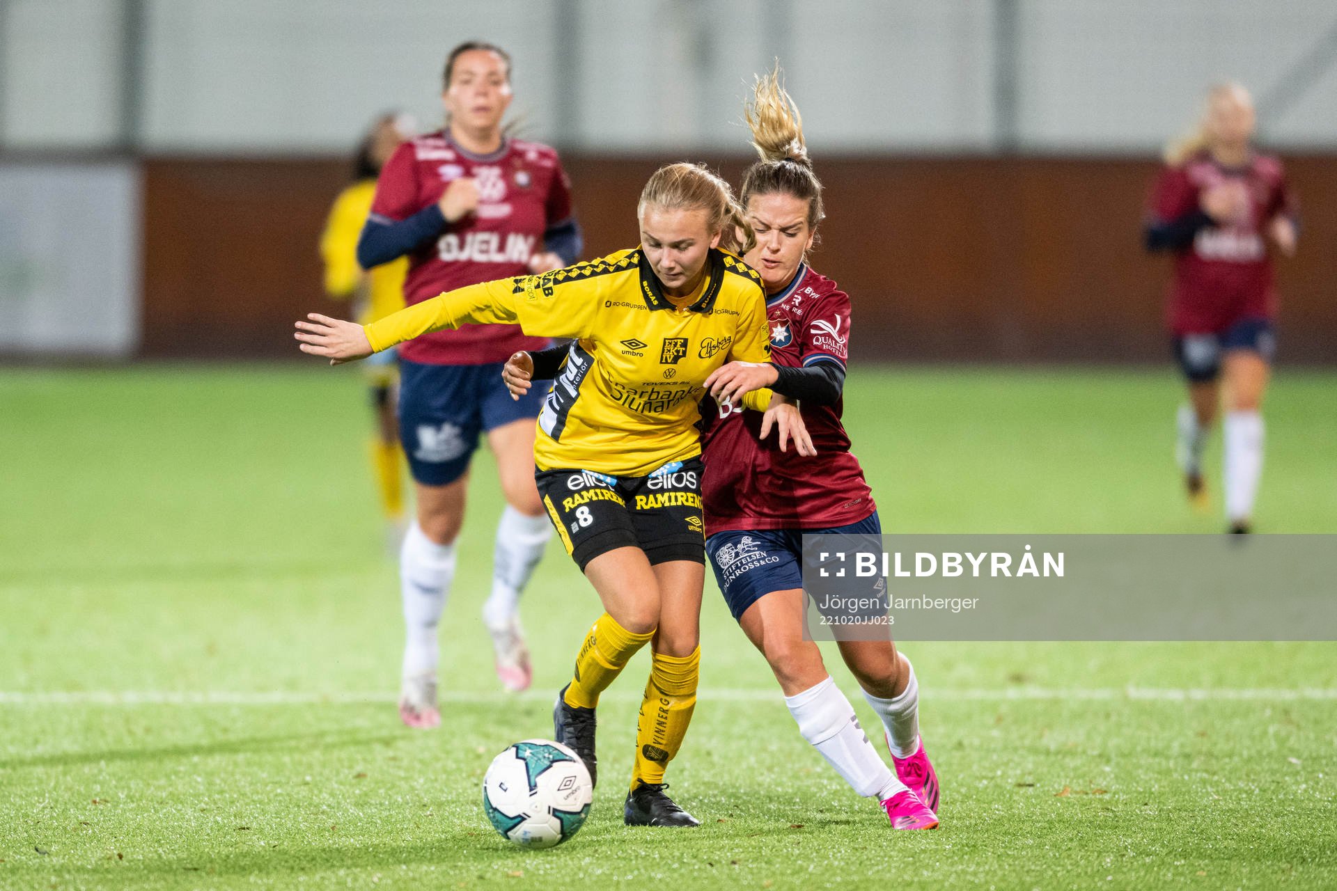Elfsborgs Linn Sångberg och Örgrytes Frida Bremer