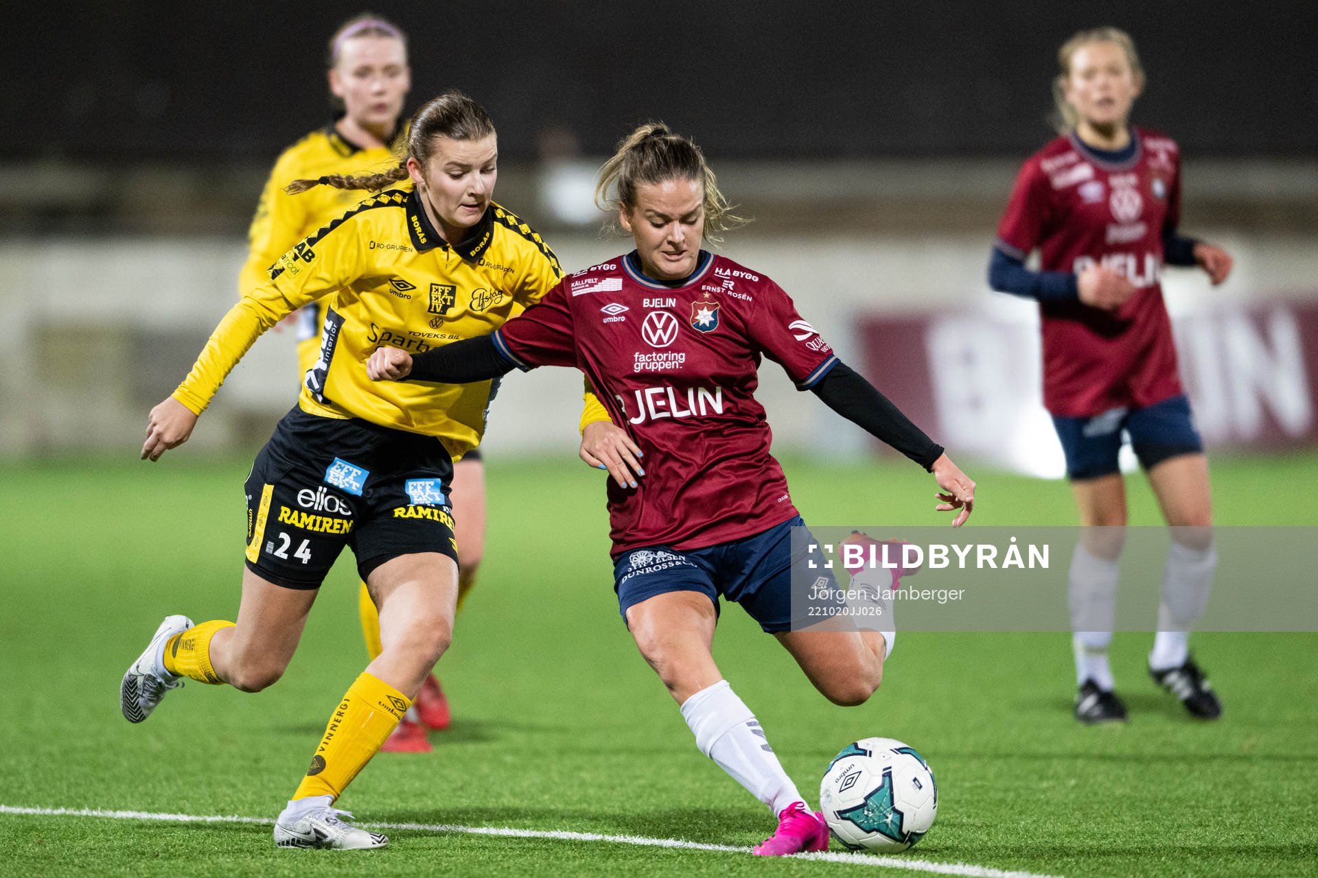Elfsborgs Ida Backlund och Örgrytes Frida Bremer