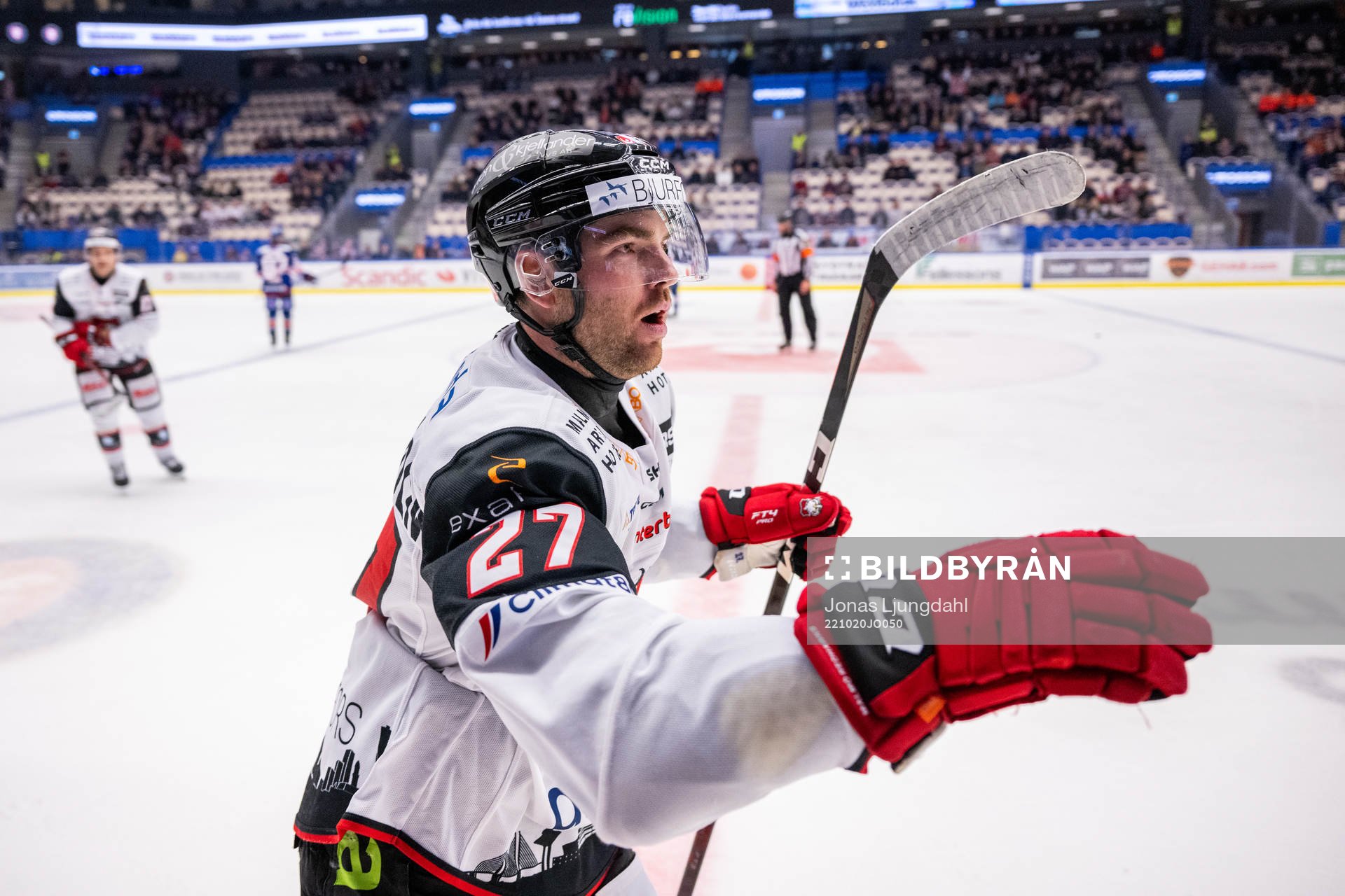 Malmö Redhawks Ponthus Westerholm jublar