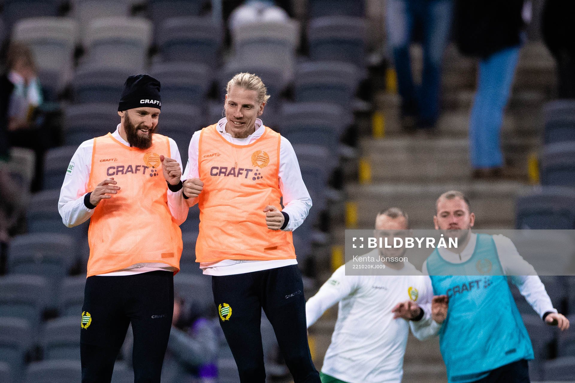 Hammarbys Simon Sandberg och Gustav Ludwigson