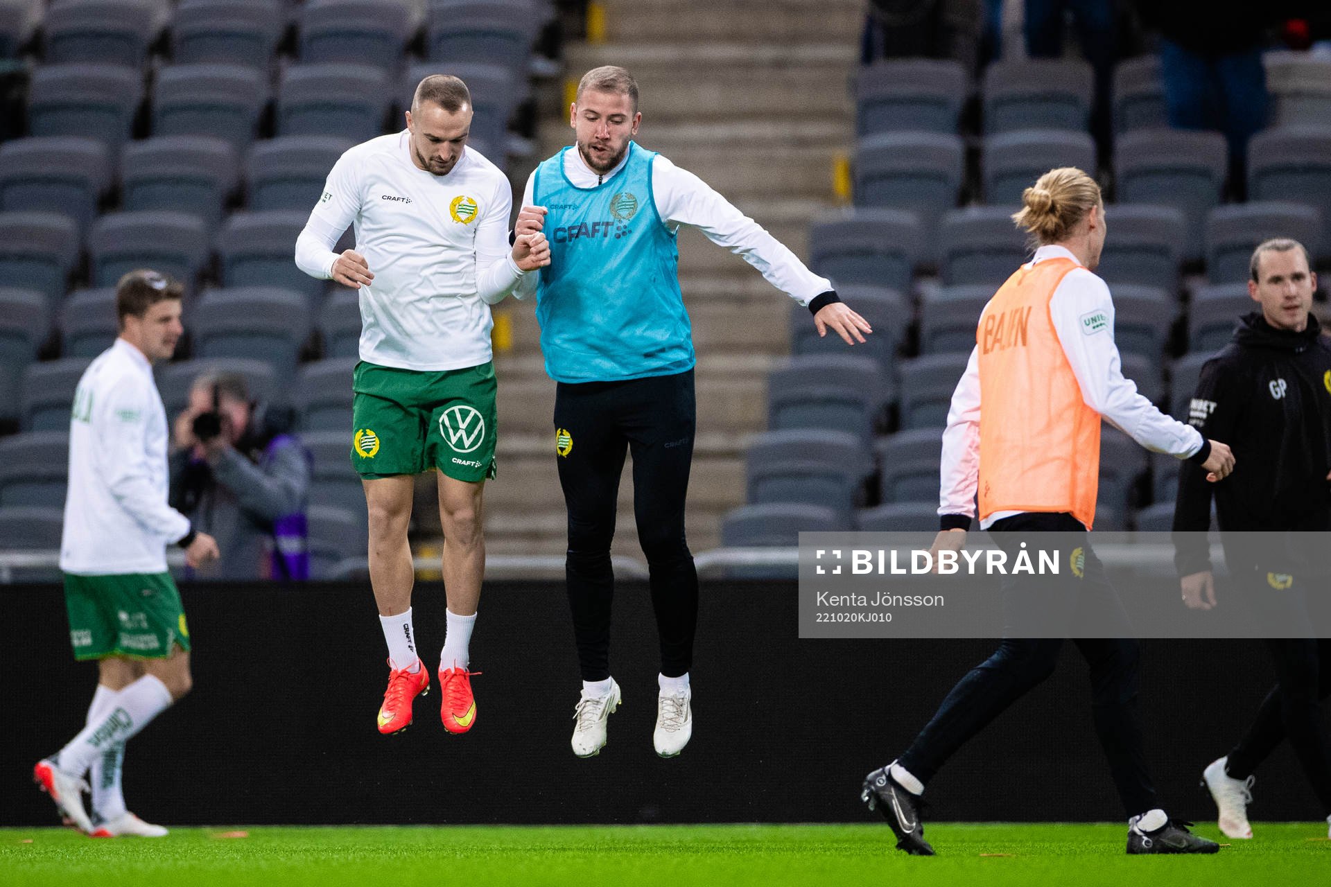 Hammarbys Veton Berisha och Darijan Bojanic