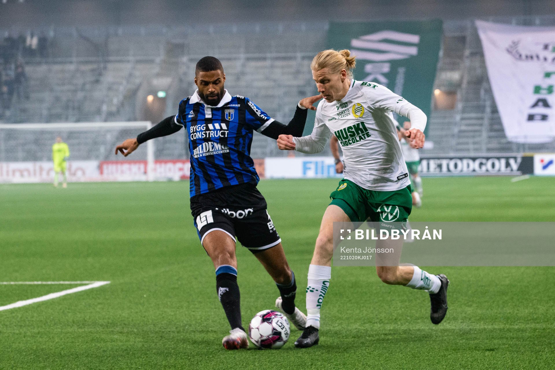 Sirius Kristopher Da Graca och Hammarbys Gustav Ludwigson