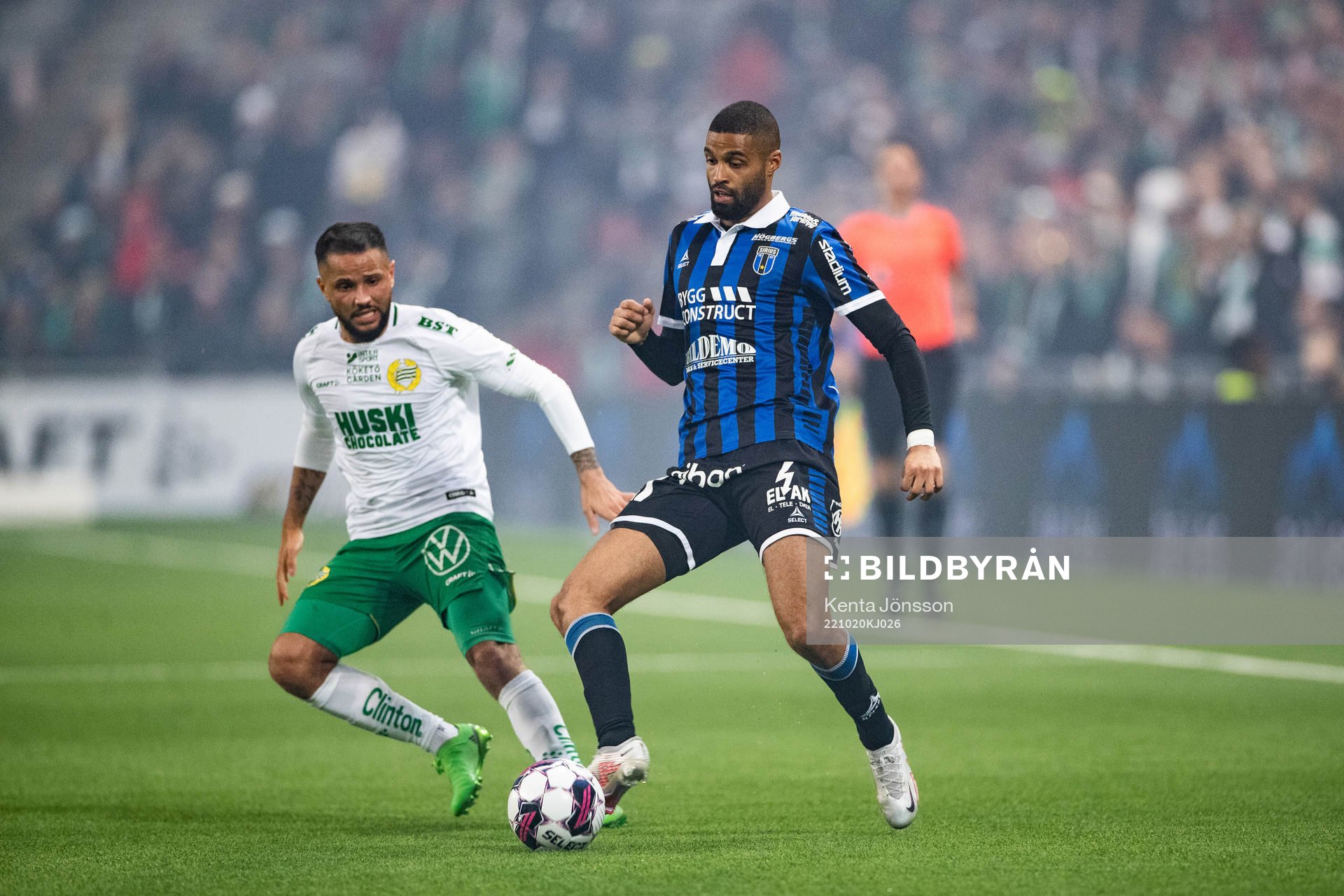Hammarbys Mohanad Jeahze och Sirius Kristopher Da Graca