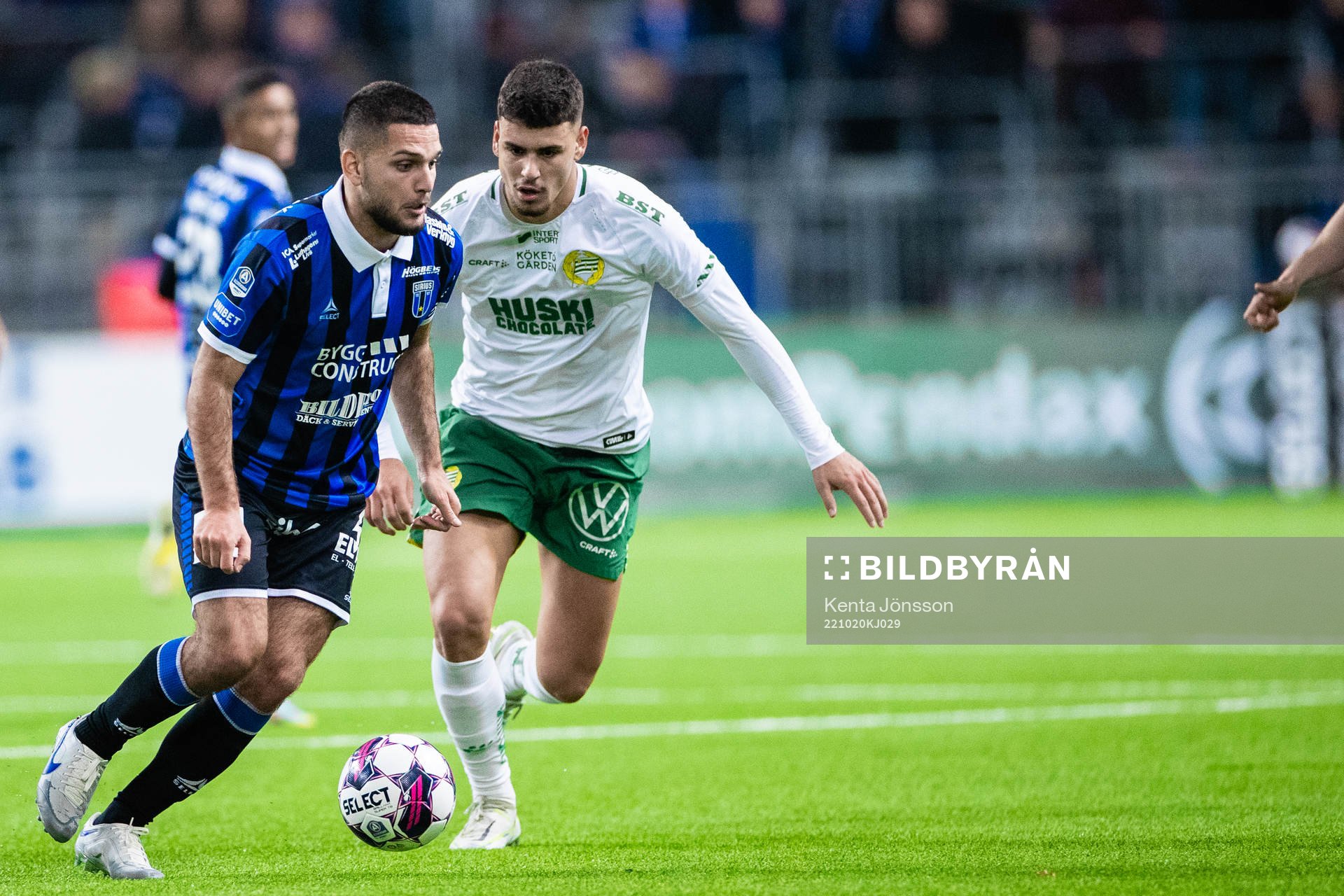 Sirius Edi Sylisufay och Hammarbys Edvin Kurtulus