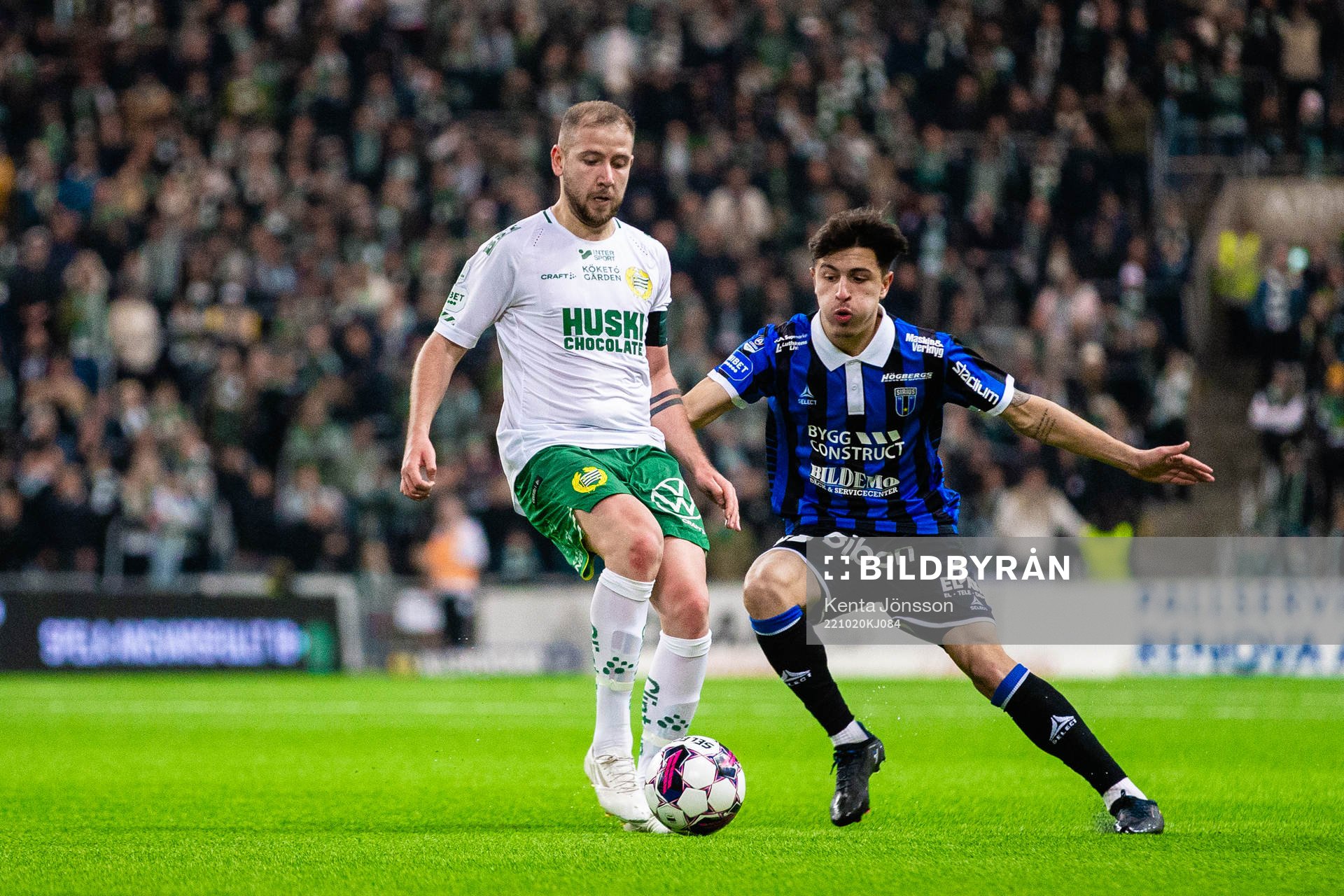 Hammarbys Darijan Bojanic och Sirius Antonio Yakoub