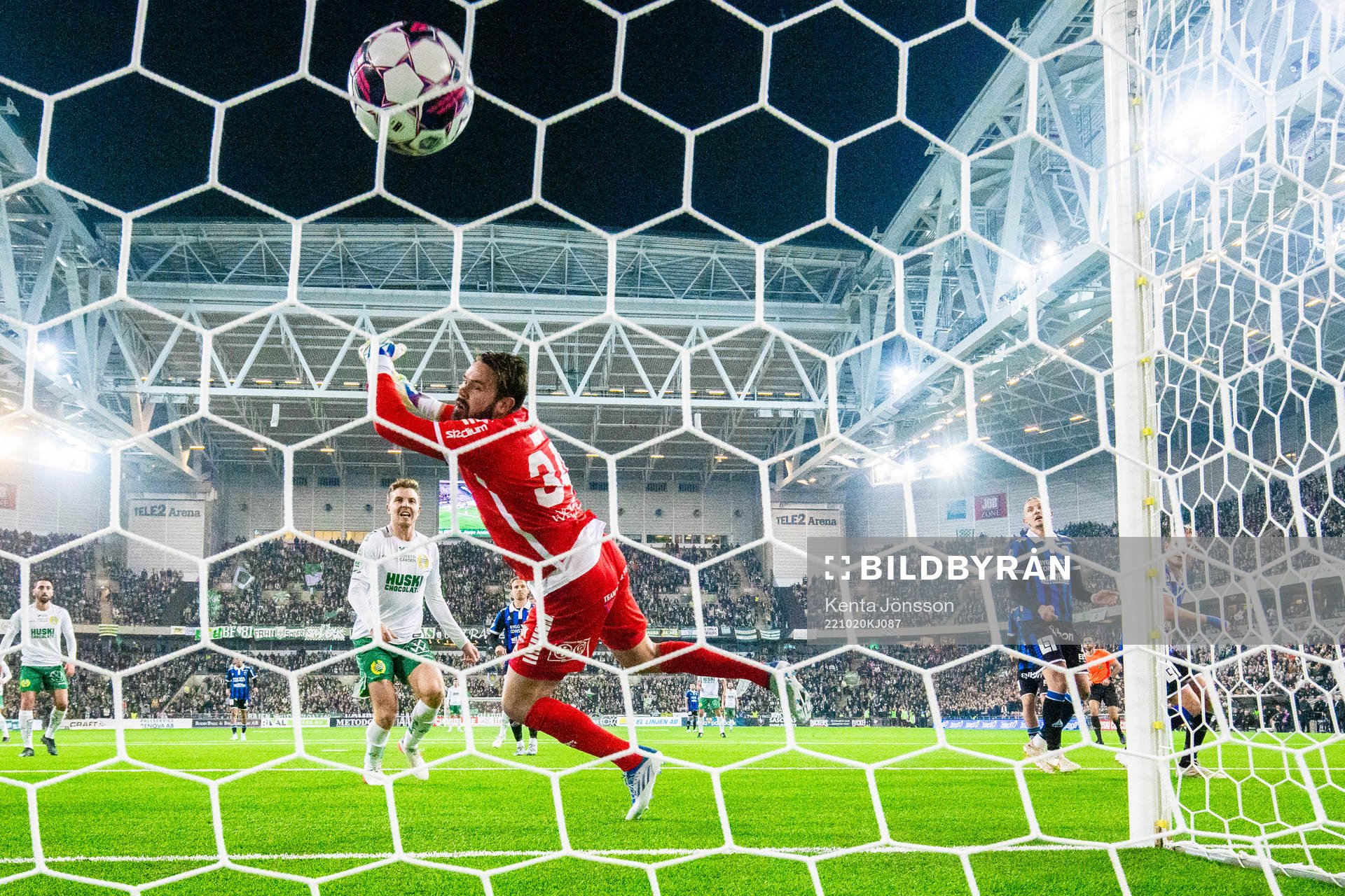 Hammarbys Joel Nilsson jublar