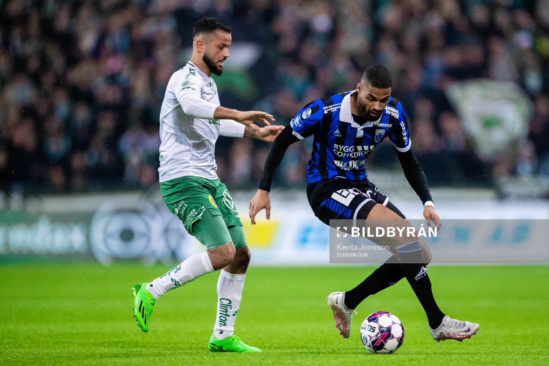 Hammarbys Mohanad Jeahze och Sirius Kristopher Da Graca