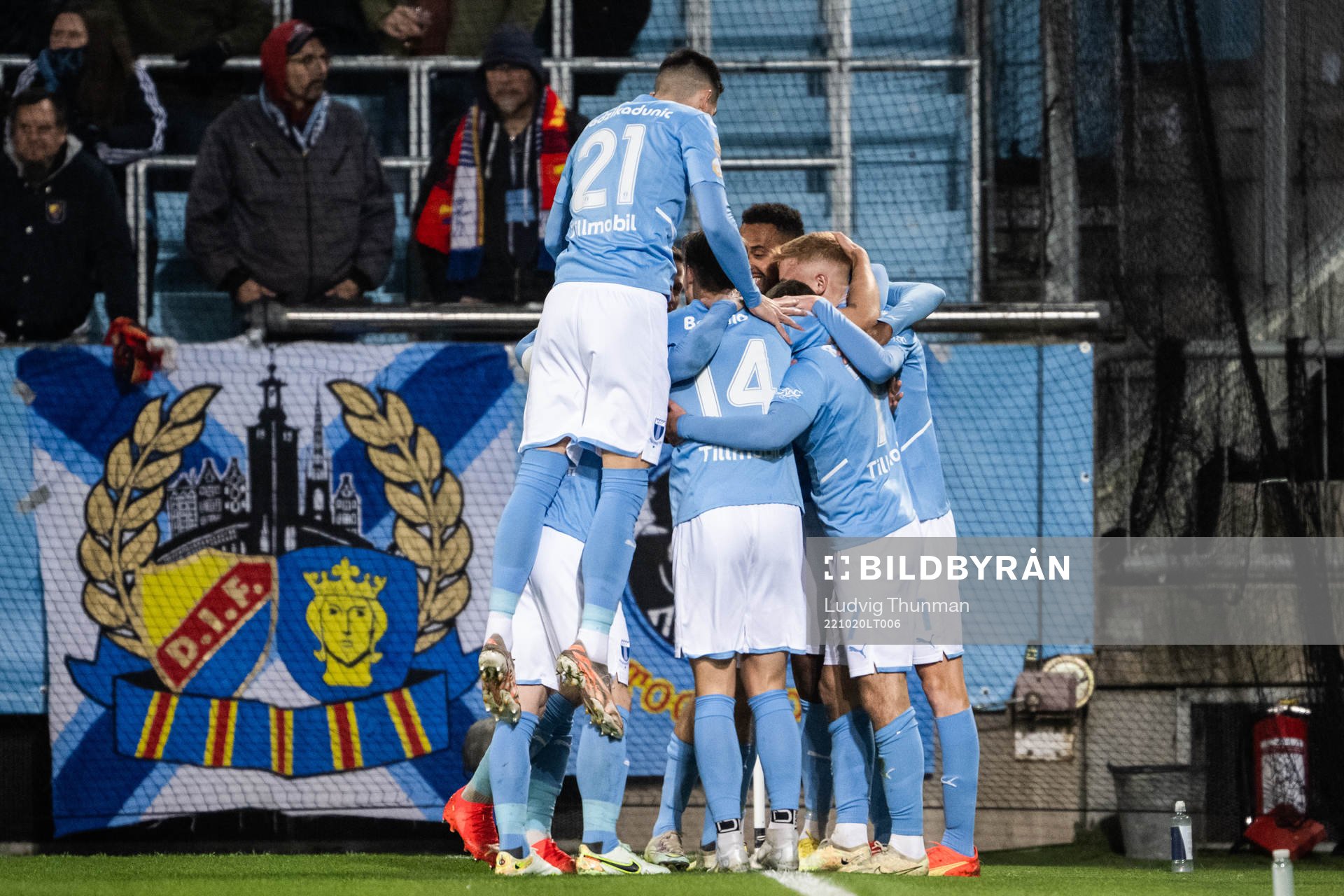 Malmö FFs Erdal Rakip jublar