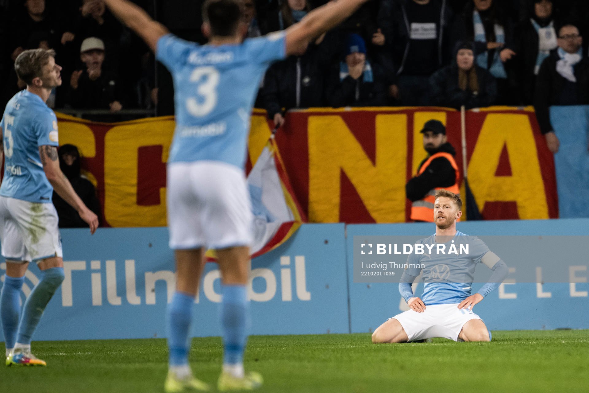 Malmö FFs Anders Christiansen deppar