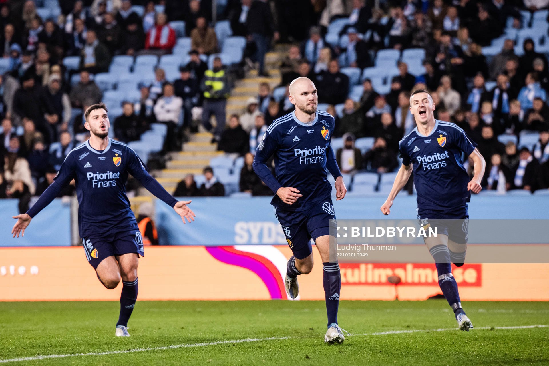 Djurgårdens Marcus Danielson jublar
