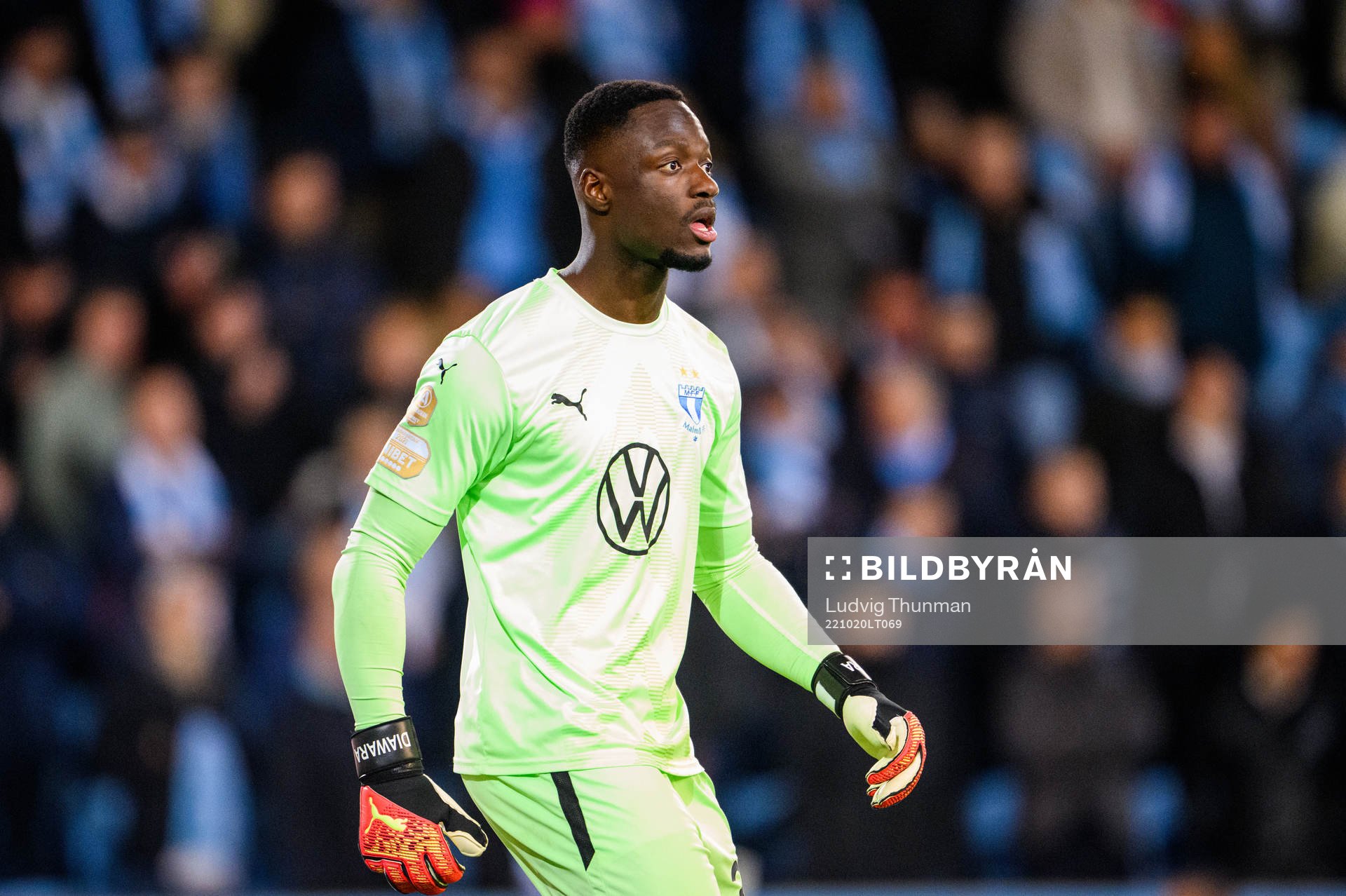 Malmö FFs målvakt Ismael Diawara