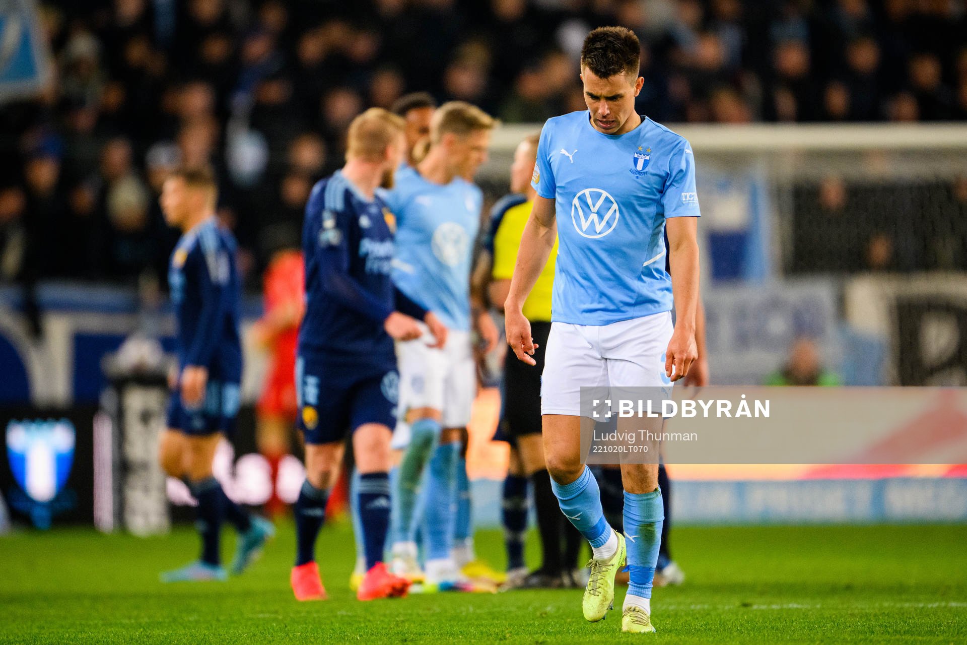 Malmö FFs Jonas Knudsen deppar
