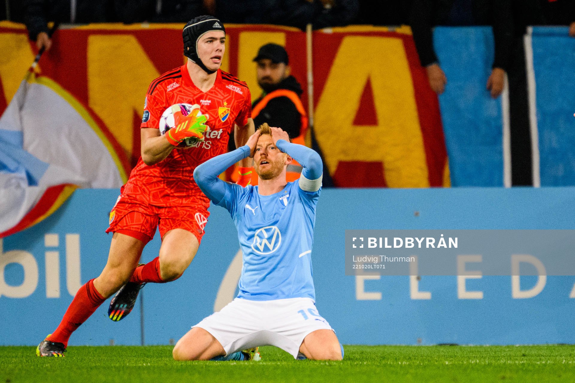 Malmö FFs Anders Christiansen deppar