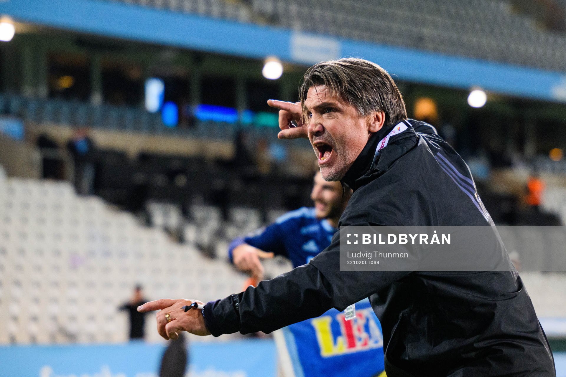 Djurgårdens sportchef Bosse Andersson efter fotbollsmatchen i Allsvenskan mellan Malmö FF och Djurgården den 20 oktober 2022 i Malmö. 