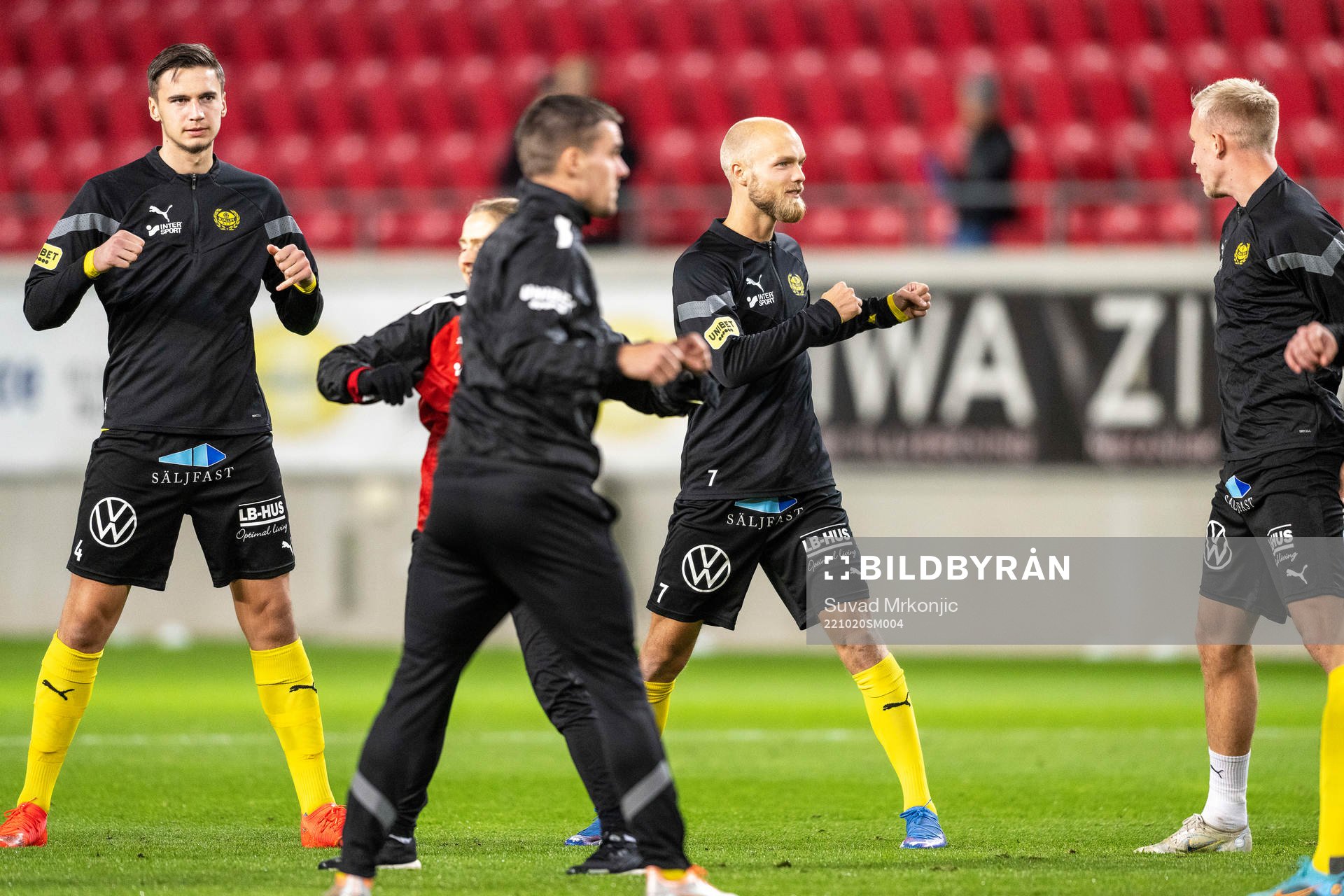 Mjällbys Noah Eile och Viktor Gustafson