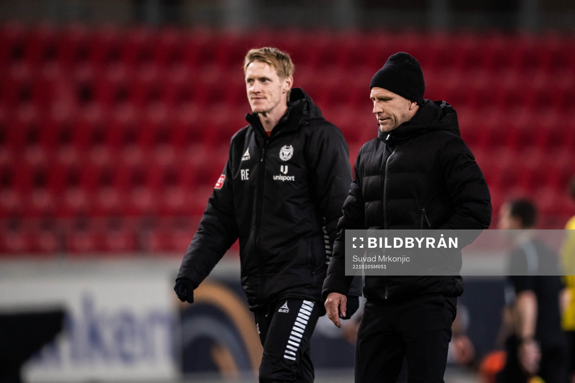 Kalmars assisterande tränare Rasmus Elm och tränare