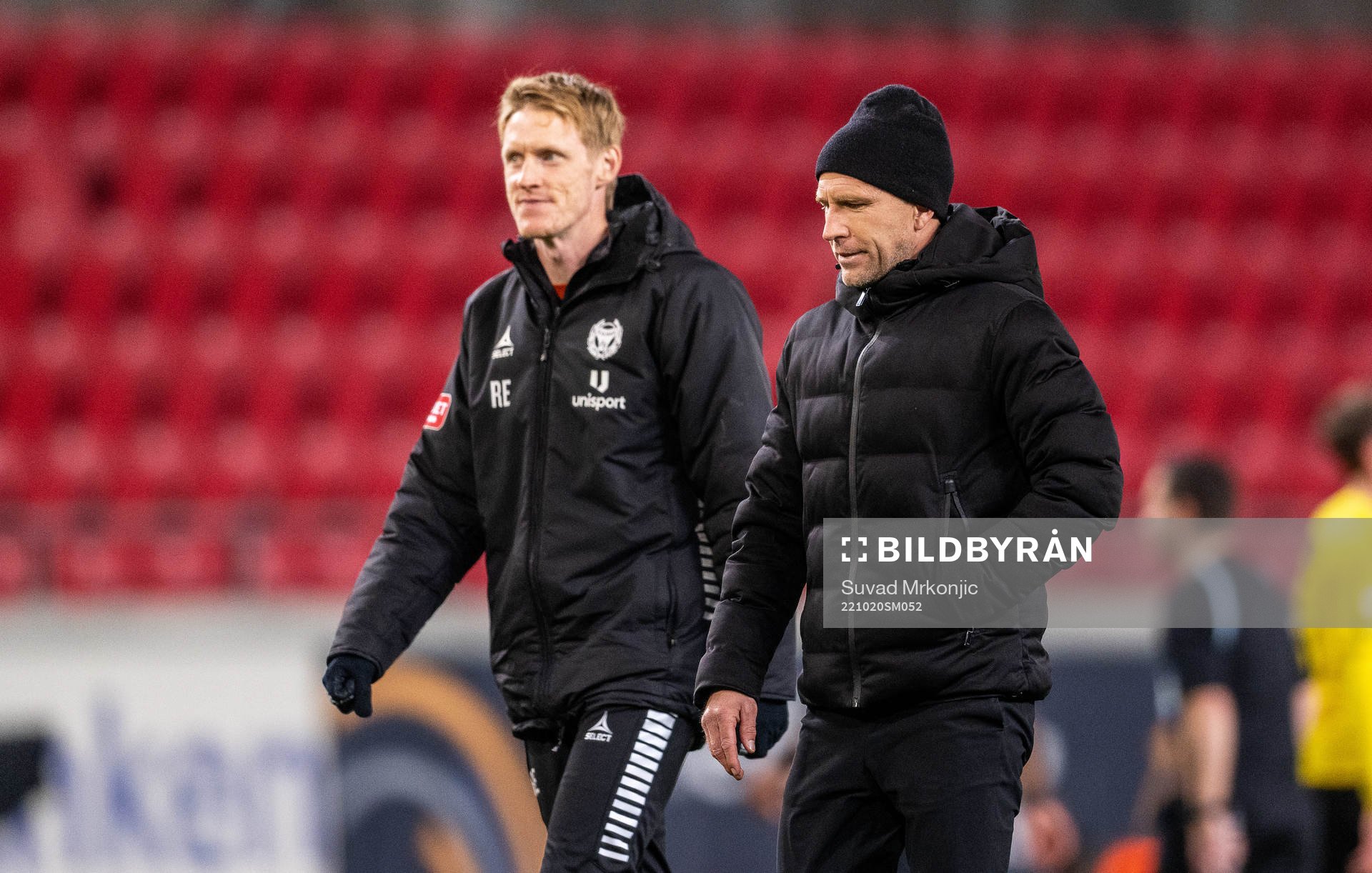 Kalmars assisterande tränare Rasmus Elm och tränare