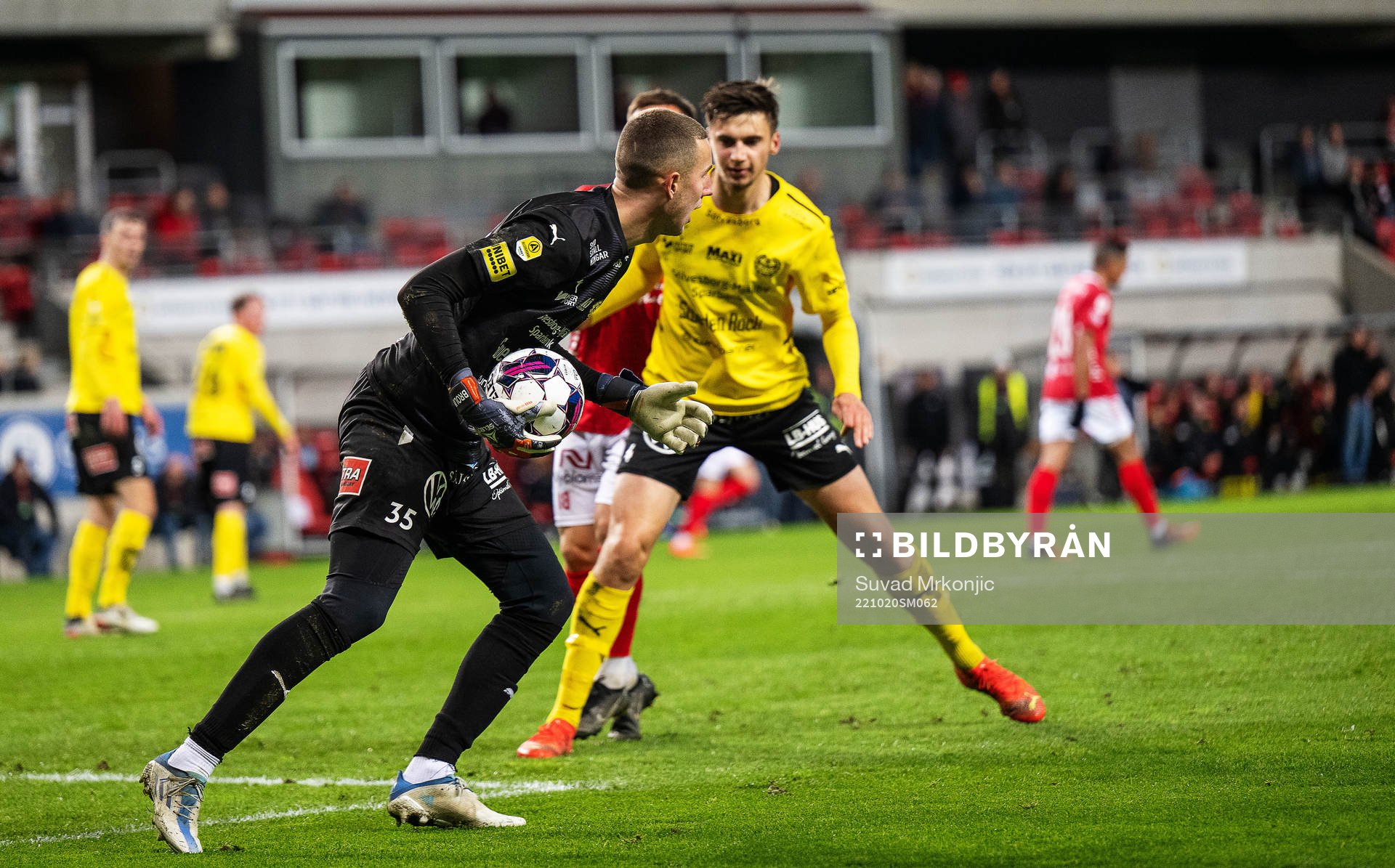 Mjällbys målvakt Samuel Brolin