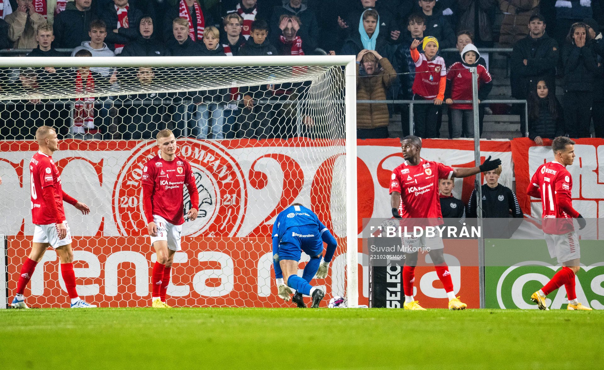 Kalmars spelare deppar