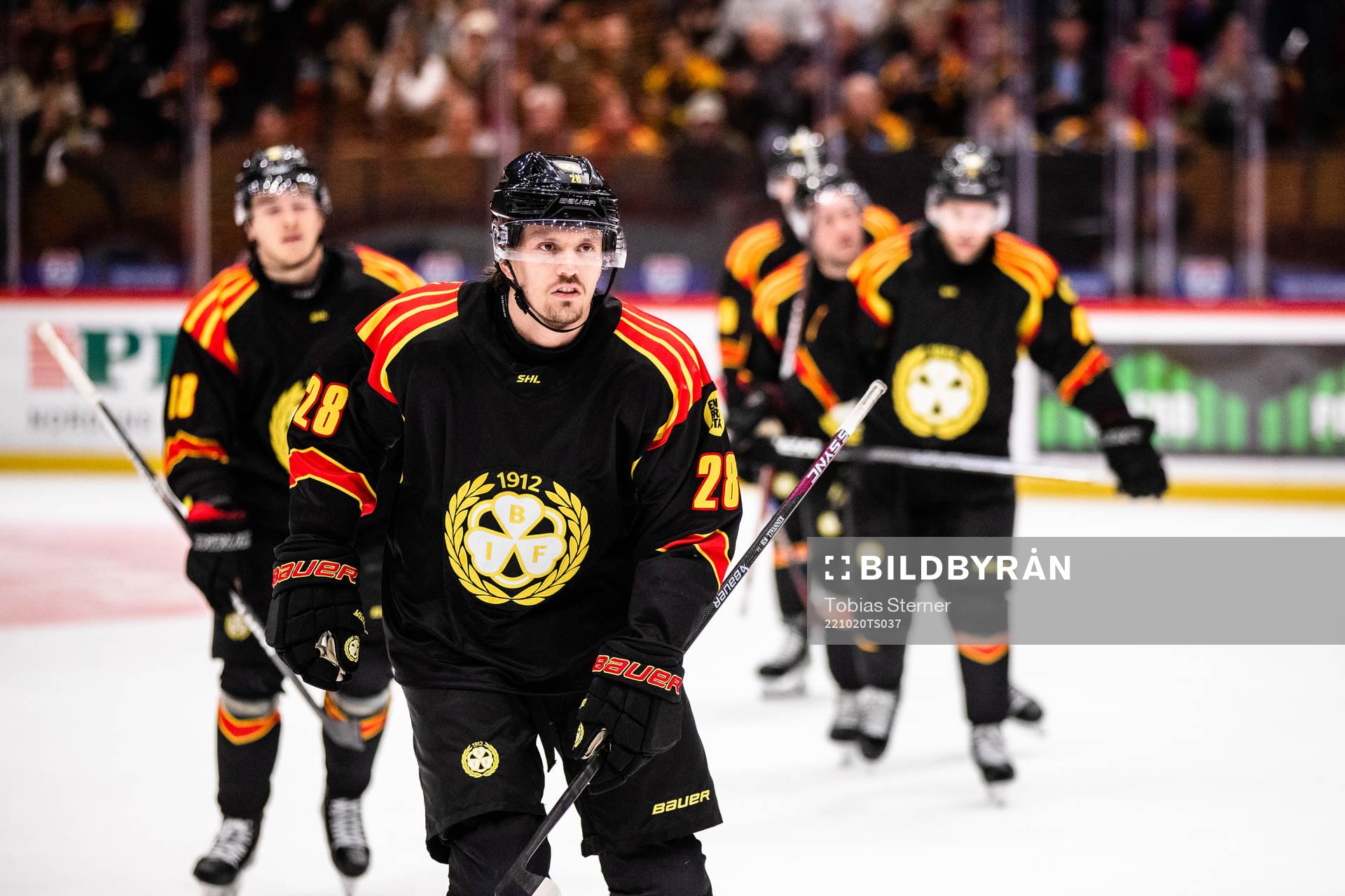 Brynäs Johannes Kinnvall jublar
