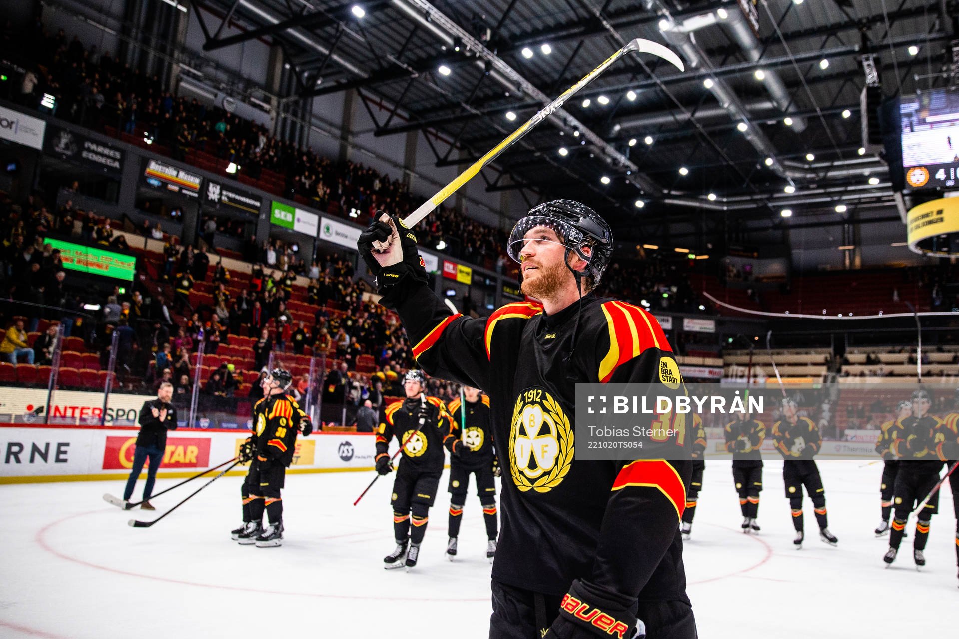 Brynäs Oscar Eklind jublar