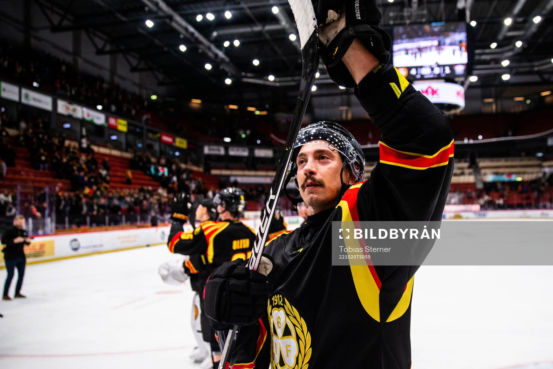 Brynäs Hannes Björninen jublar