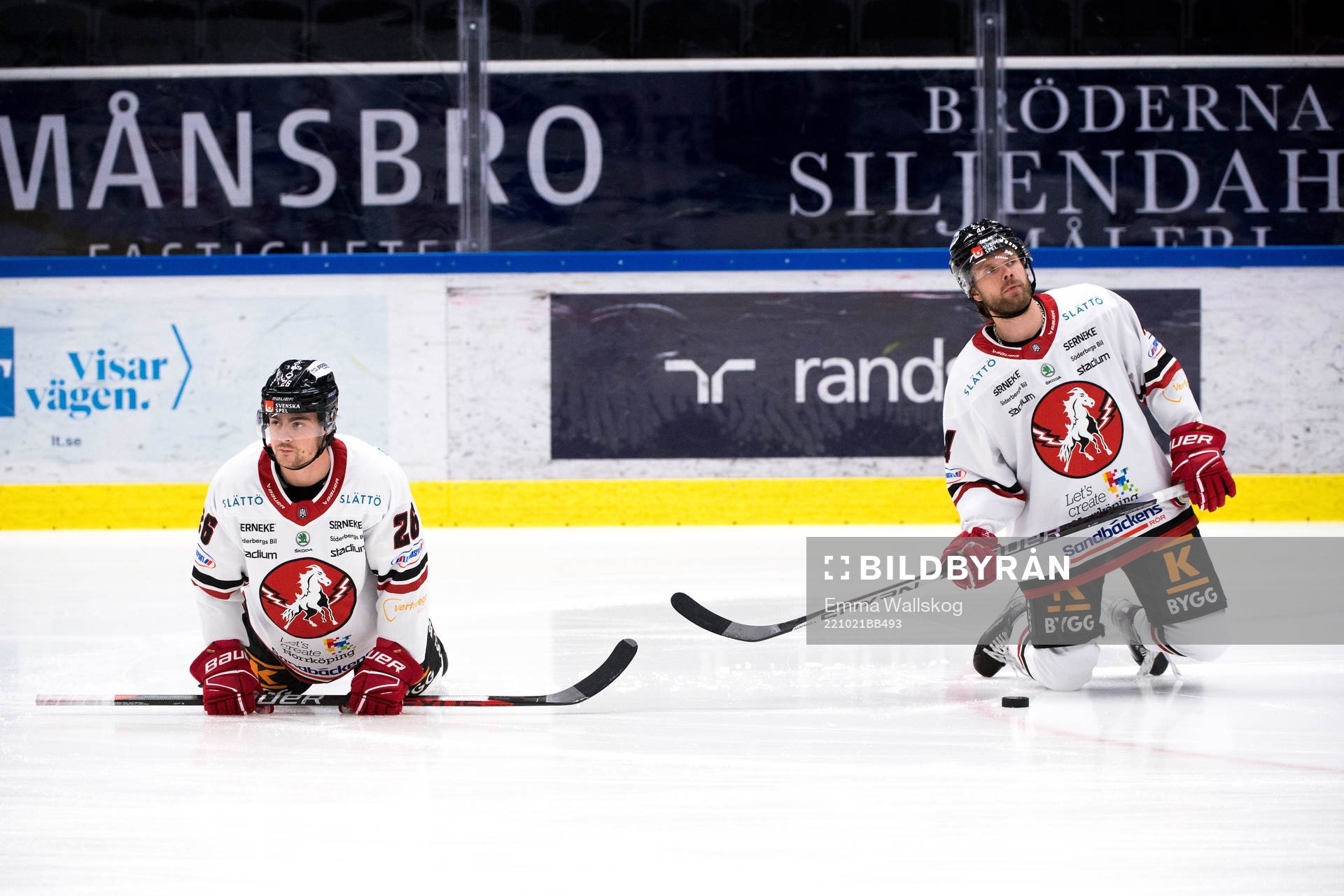 Vita Hästens Alex Brännstam och Erik Ullman